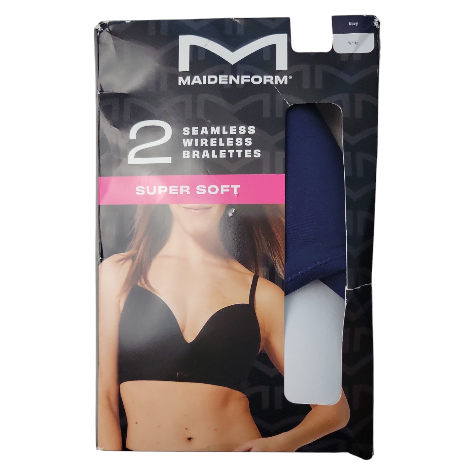 Maidenform Women’s 2-Pack Wire-Free Seamless Bralettes