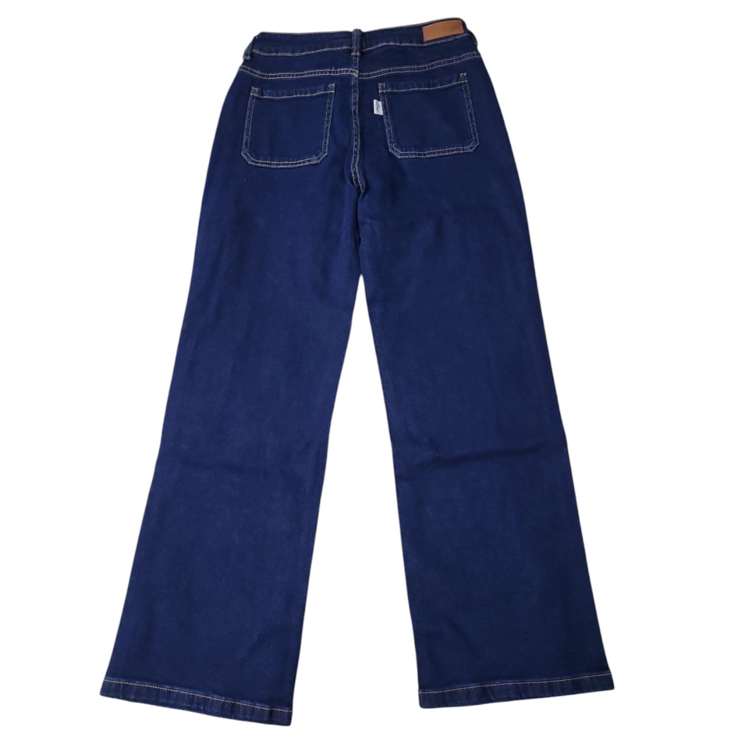 Limited Too Girls Decorative Patches Zip & Button Straight Leg Denim - Picture 5 of 6