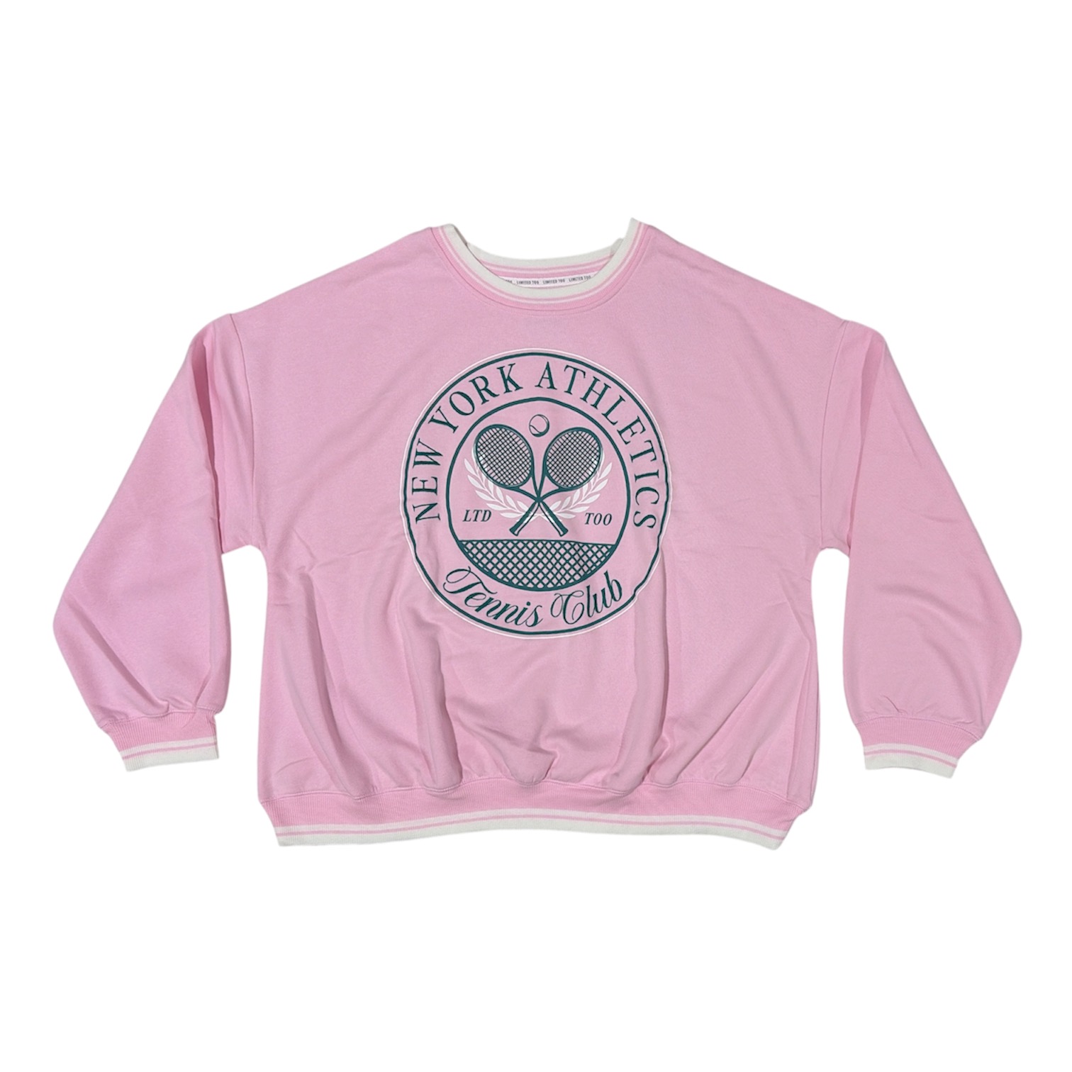 Limited Too Women’s Regular Fit Soft Fleece Graphic Pullover Sweatshirt