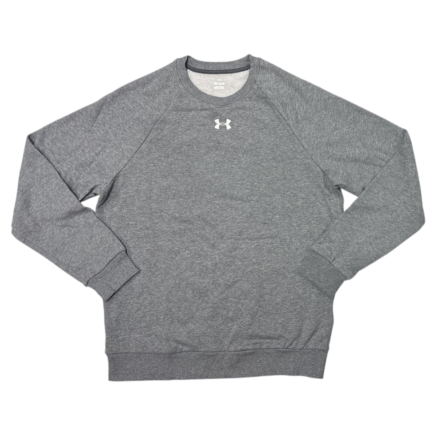 Under Armour Mens Rival Crew Neck Loose Fit Raglan Sleeve Sweatshirt 1379755 7290₽