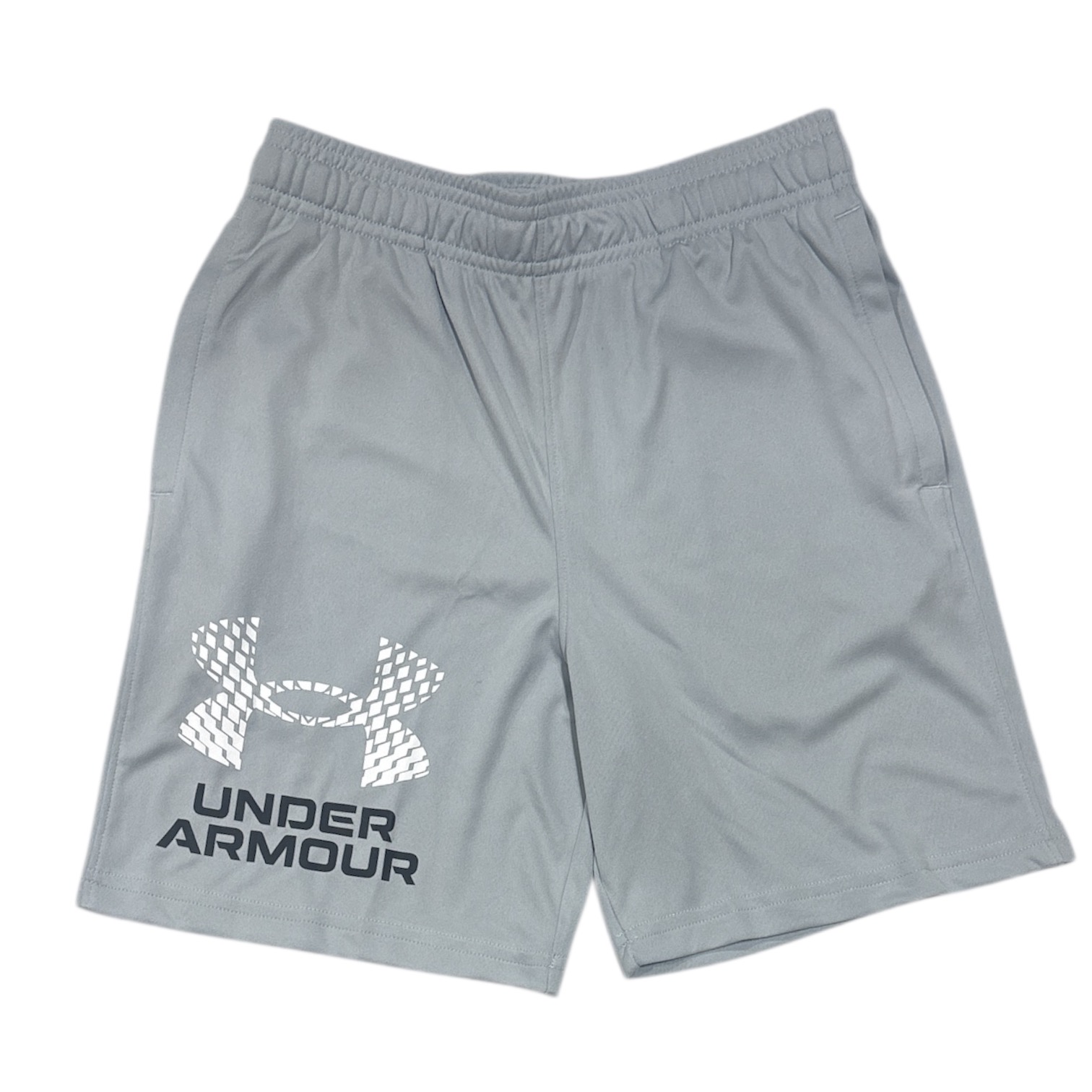 Under Armour Boy’s UA Tech Big Logo Athletic Shorts w/ Pockets