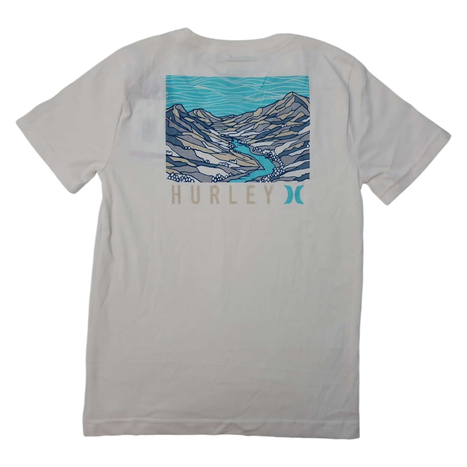 Hurley Boys Short Sleeve Smooth Jersey Knit Tagless Graphic Print Tee - Picture 7 of 7
