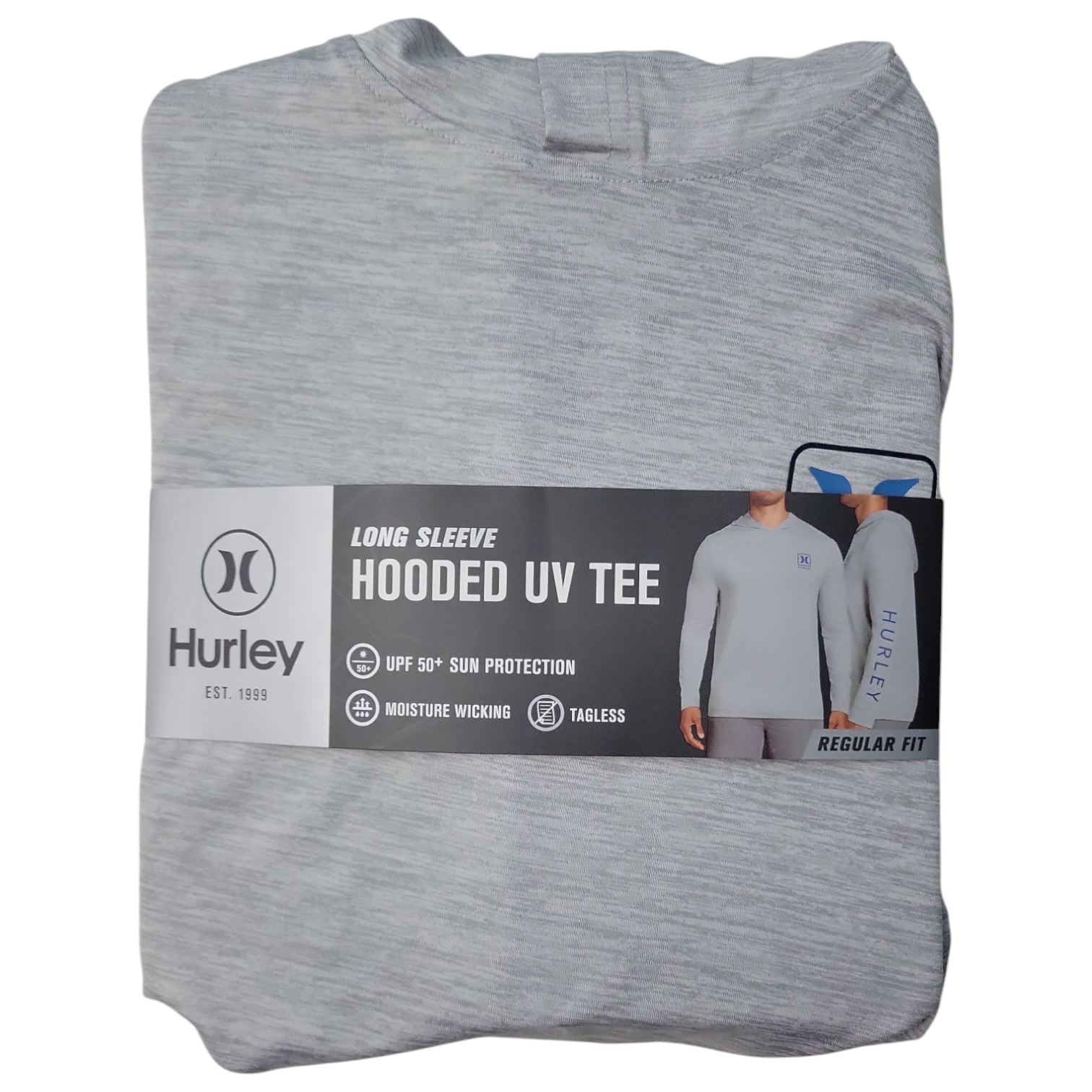 Hurley Men's Sunny Side Hybrid Stretch Hooded UV T-Shirt - Picture 3 of 9