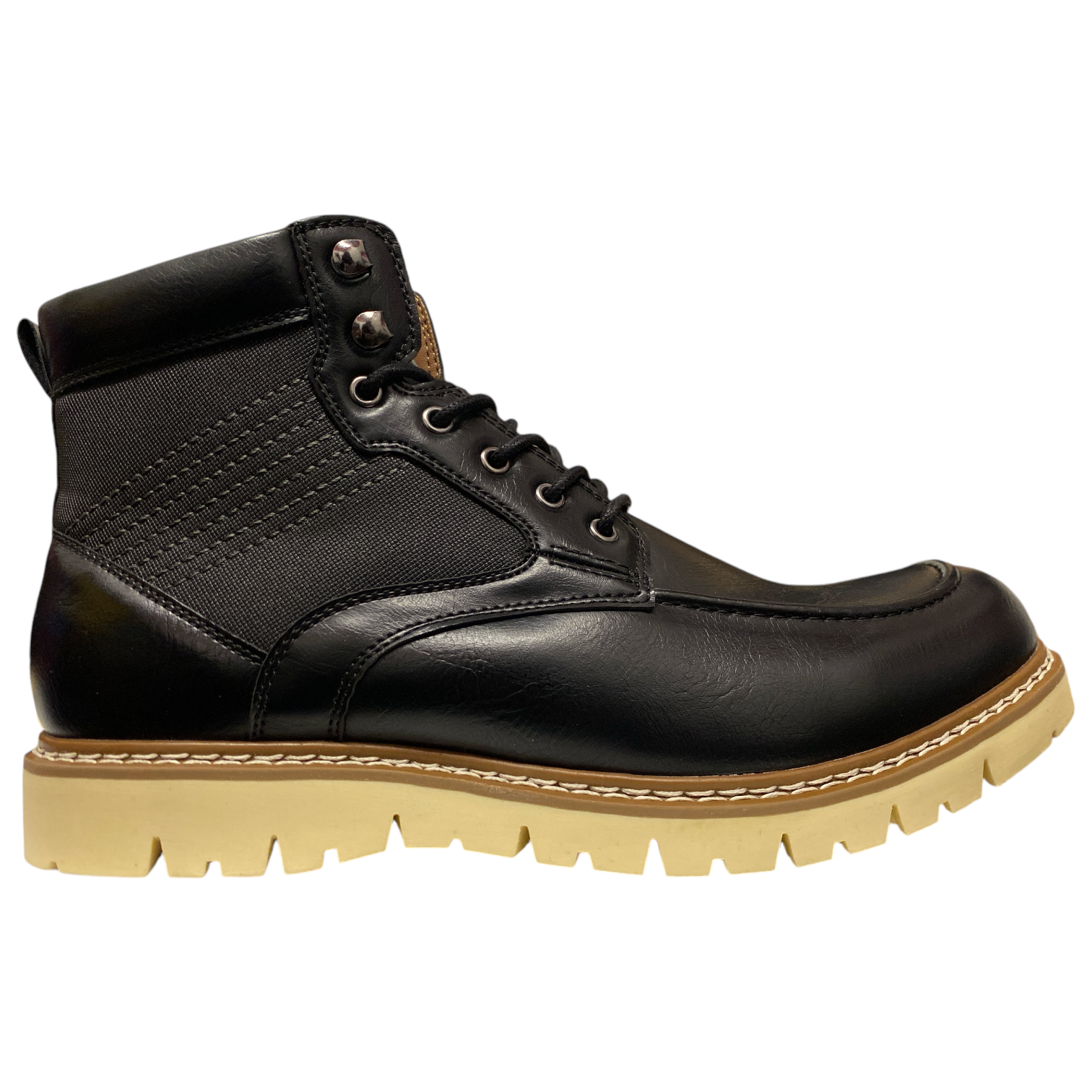 Steve Madden Men's Synthetic Leather 5.5" Bleeker Ankle Boot - Picture 3 of 11