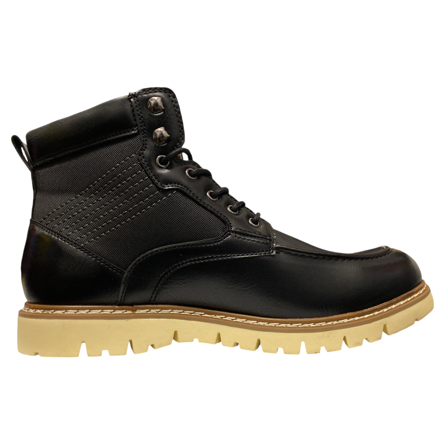 Steve Madden Men's Synthetic Leather 5.5" Bleeker Ankle Boot - Picture 4 of 11