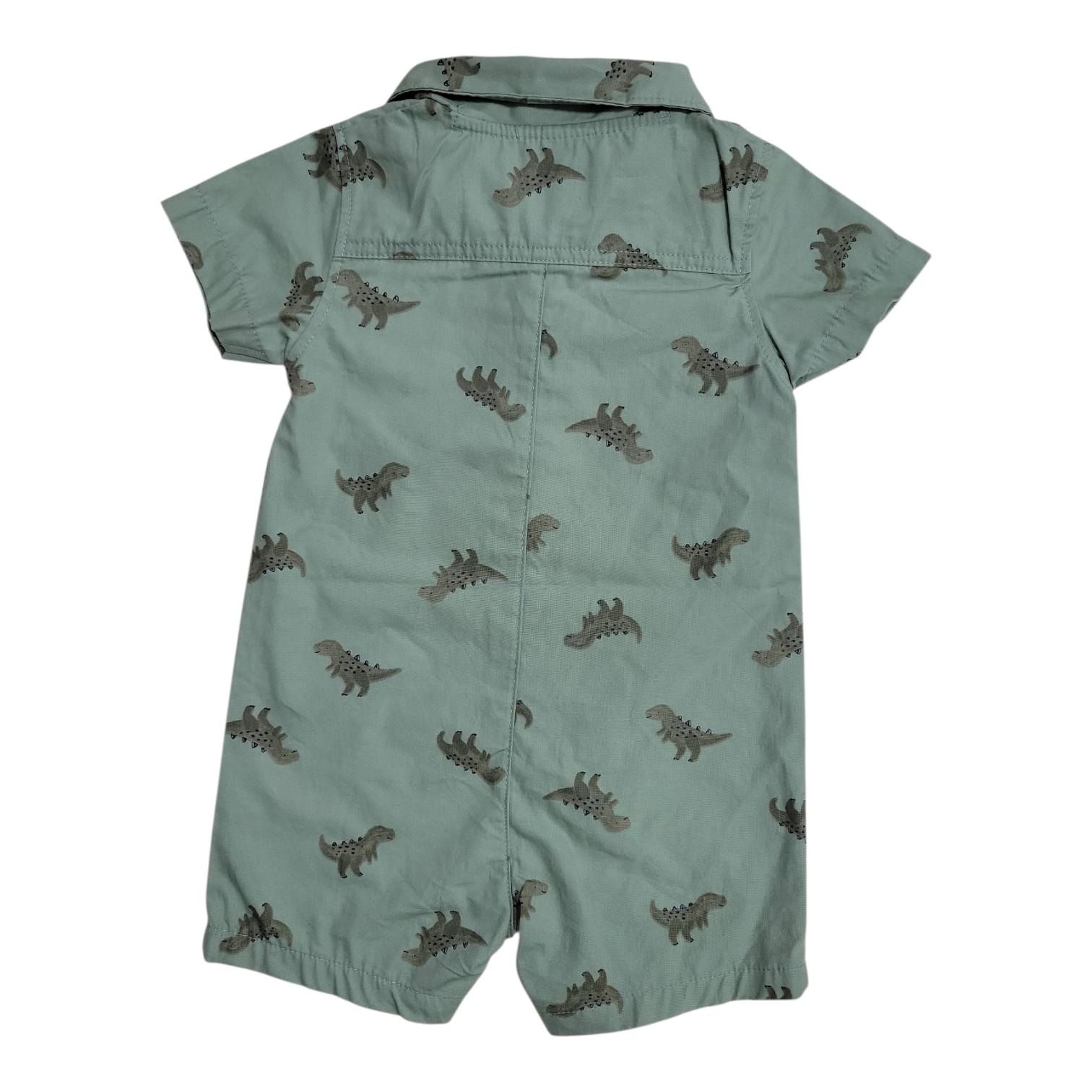 Carter's Baby Boy Breathable Short Sleeve Snug Fit Romper - Picture 7 of 10