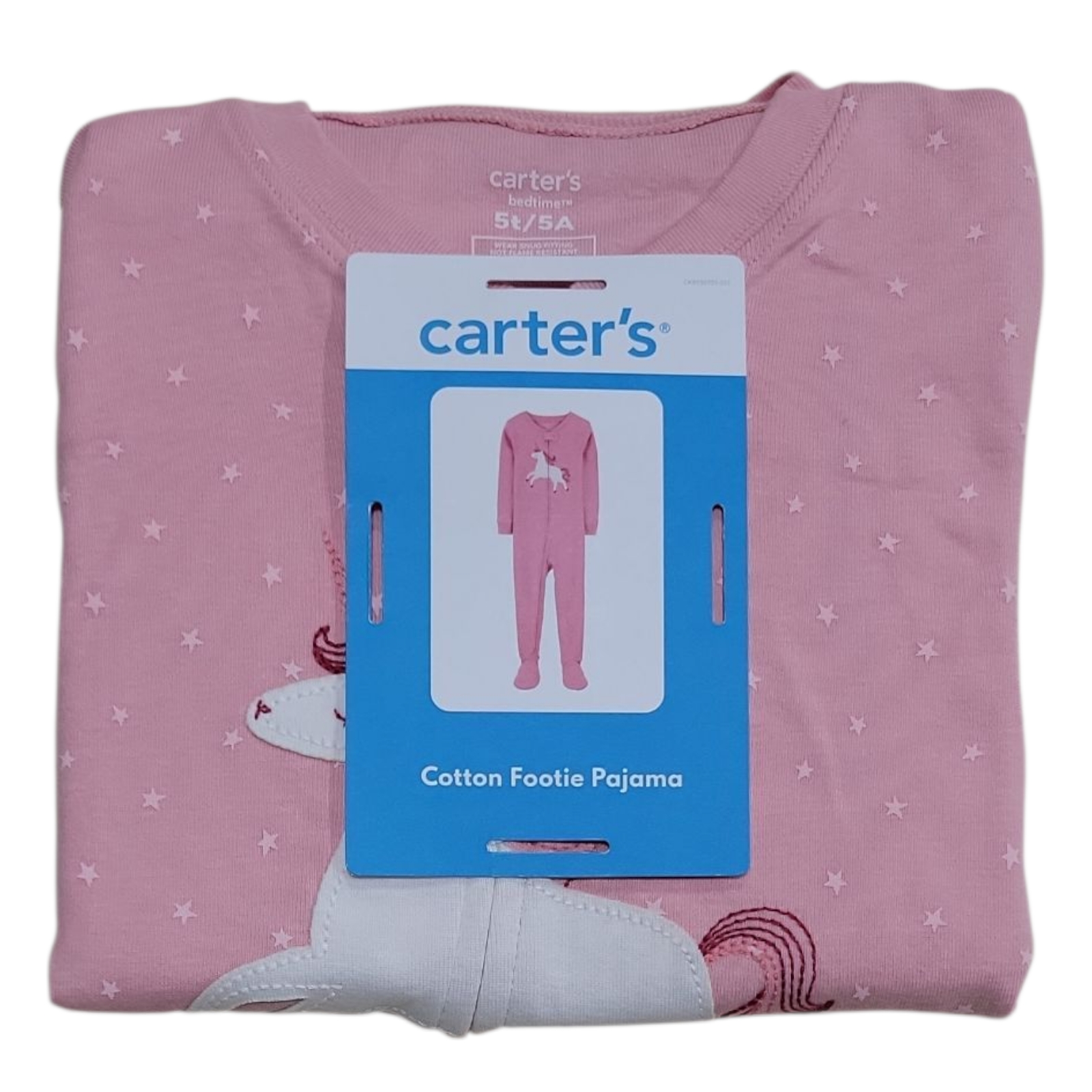 Carter’s Toddler Girls Cotton Snug Fit Long Sleeve Footie Pajama