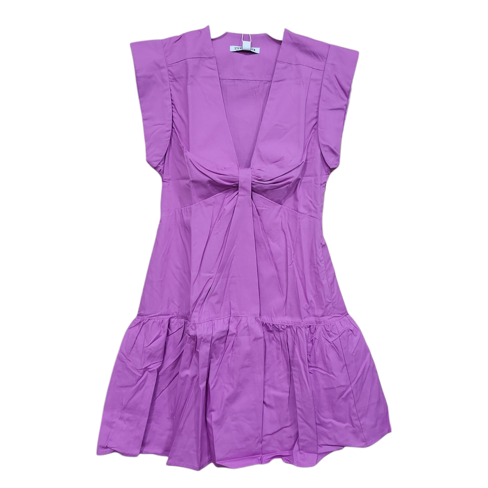 Steve Madden Women's Elastic Waist Sleeveless Mini Dress - Picture 6 of 7