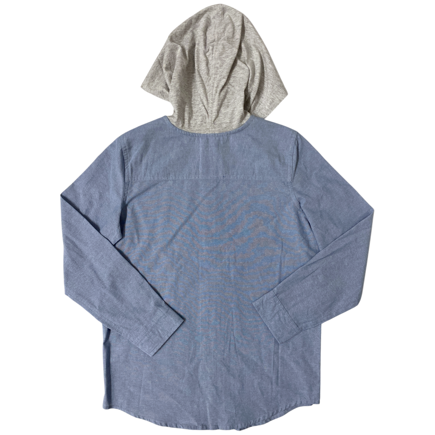 Lucky Brand Boys Hooded Long Sleeve Button Down Woven Shirt - Picture 3 of 7