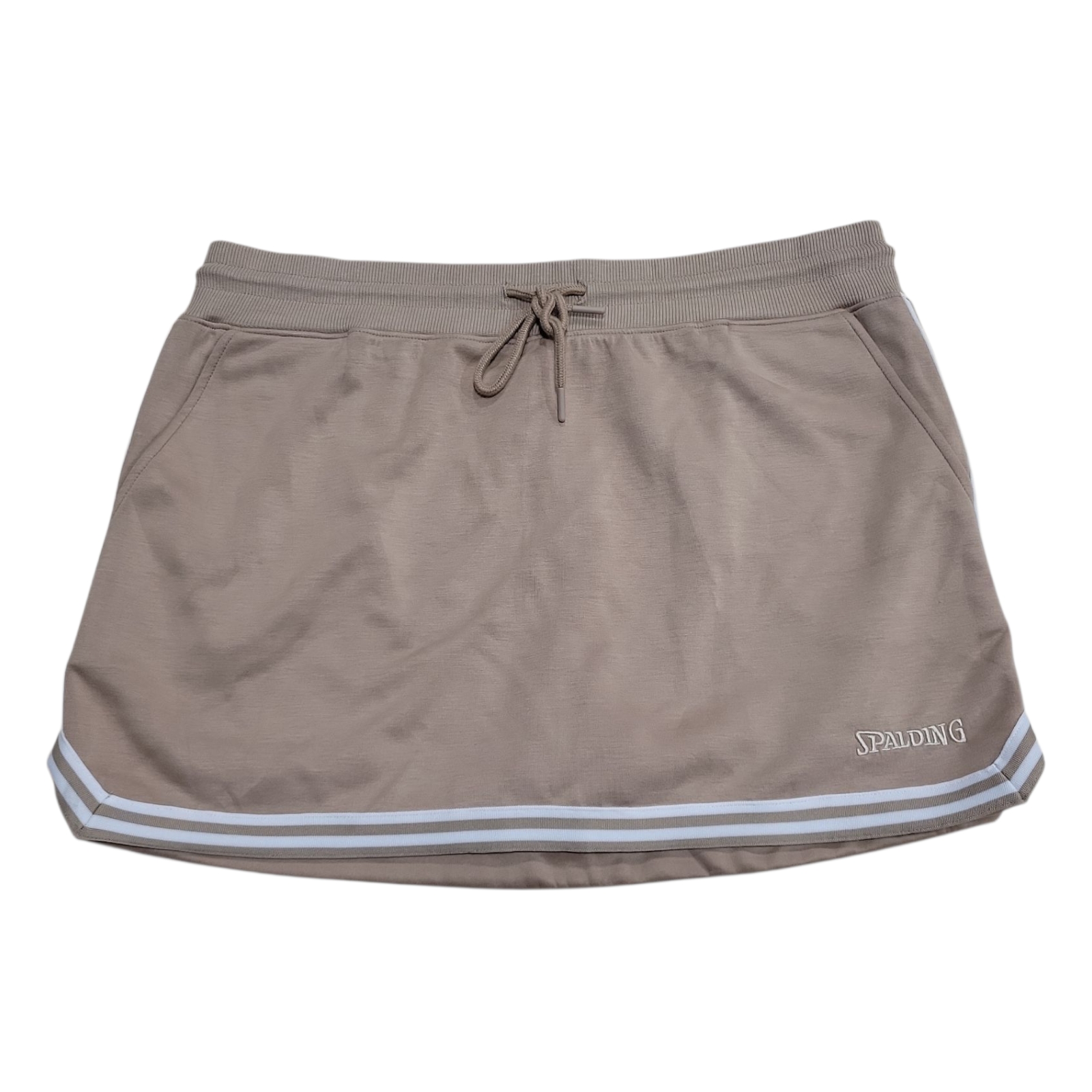 Spalding Women’s Elastic Waist Side Pockets Relaxed Fit Skort
