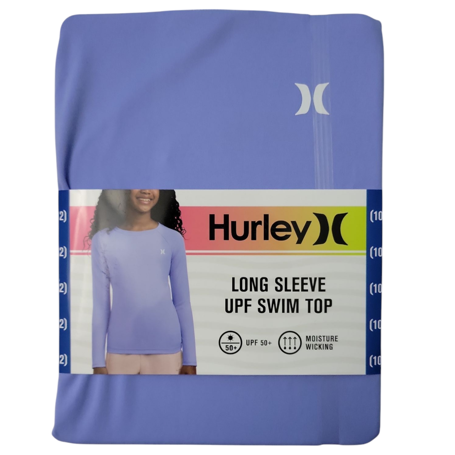 Hurley Girls Long Sleeve Moisture Wicking UV T-Shirt - Picture 6 of 7