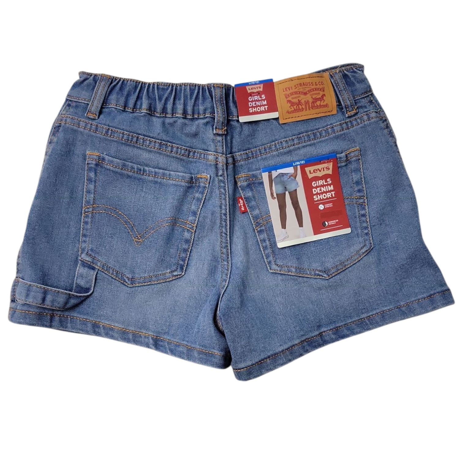 Levi’s Girls Easy Care 5 Pockets Comfortable Shorts