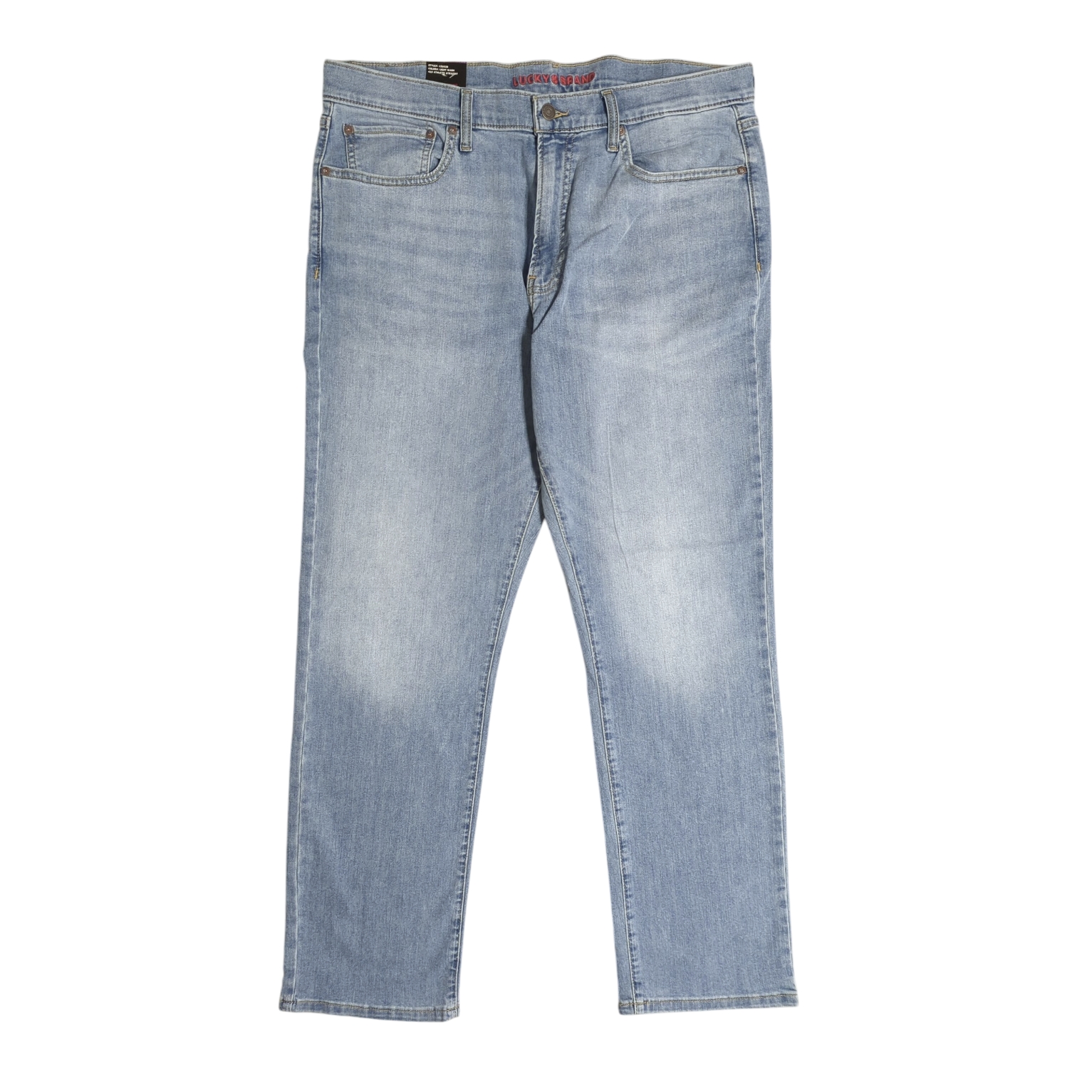 Lucky Brand Men's 410 Athletic Fit Straight Leg 5 Pocket Stretch Denim Jeans