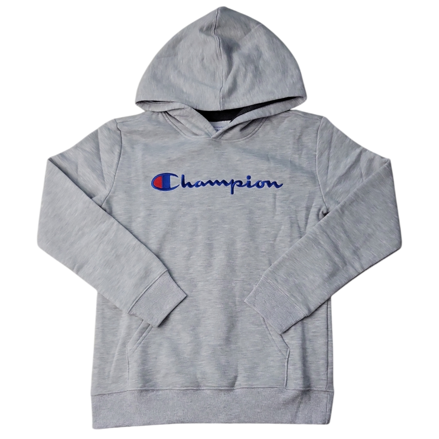 Champion Boy's Logo Kangaroo Pocket Fleece Pullover Hoodie - Picture 4 of 11
