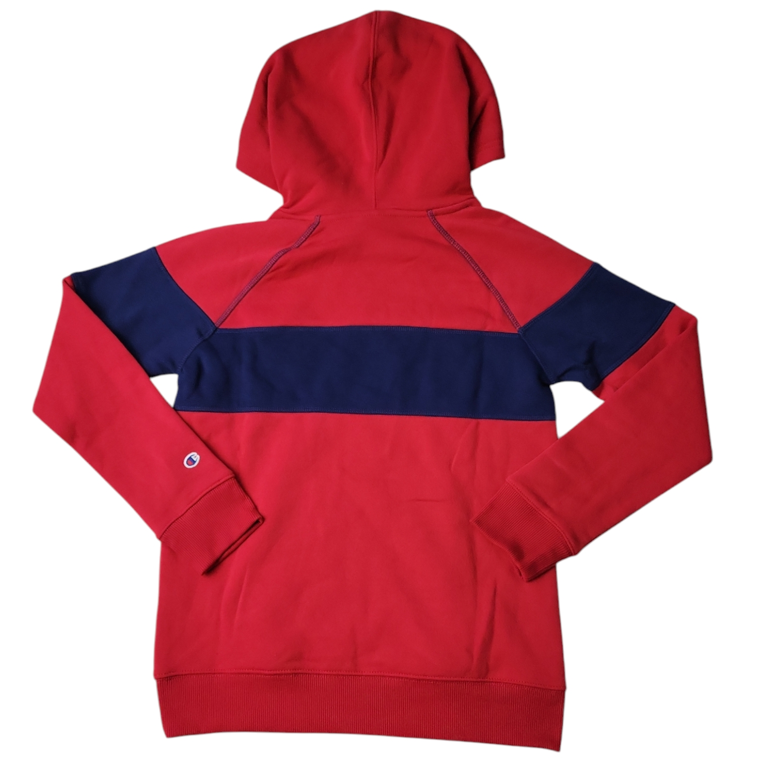 Champion Boy's Logo Kangaroo Pocket Fleece Pullover Hoodie - Picture 9 of 11