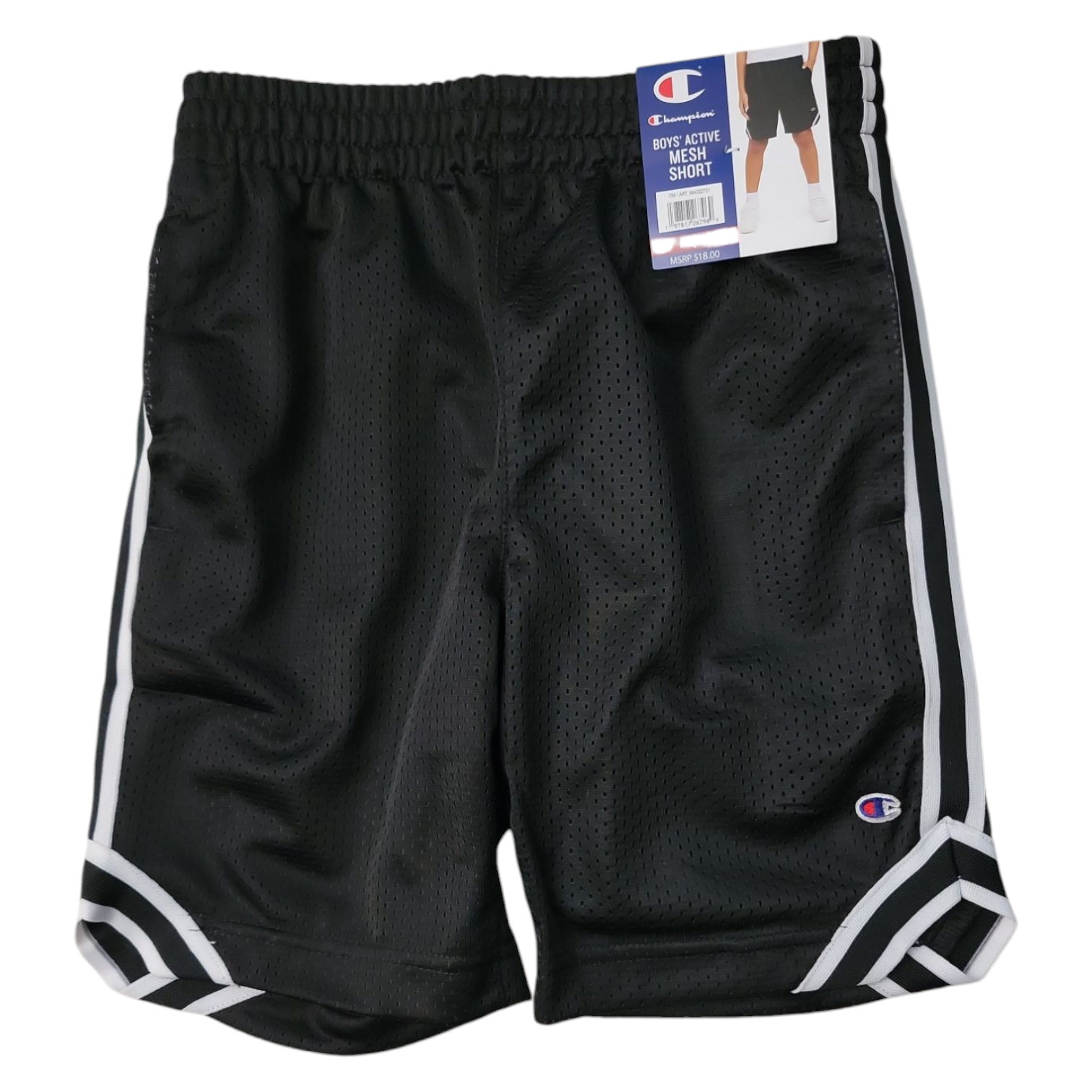 Champion Boys Pockets Soft Lightweight Active Mesh Short - Picture 4 of 6