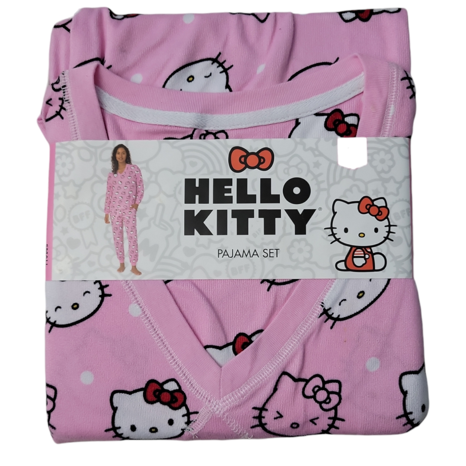 Character Women's Long Sleeve V-Neck Soft Pajama Set - Picture 3 of 11