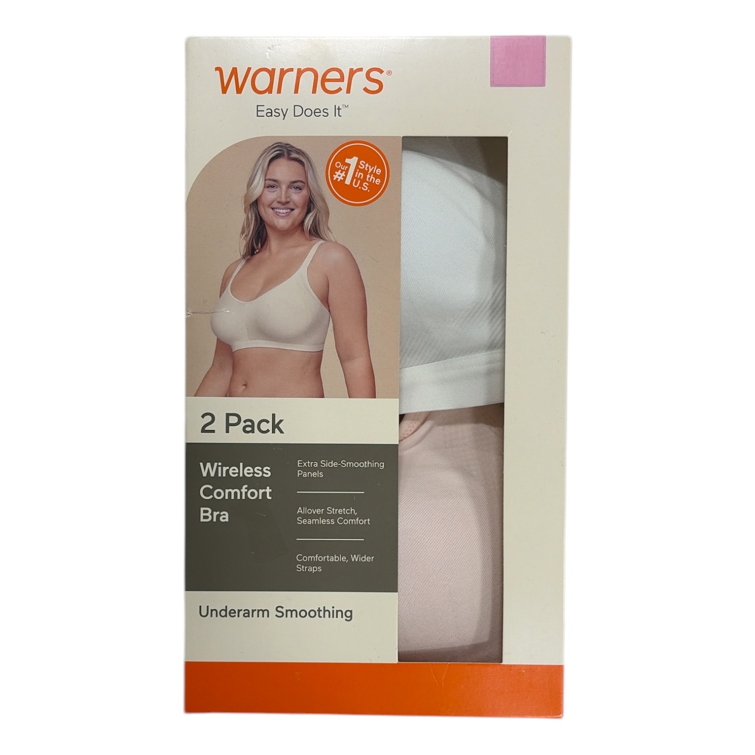 Warners Women’s 2-Pack Wireless Lightly Lined Seamless Bra