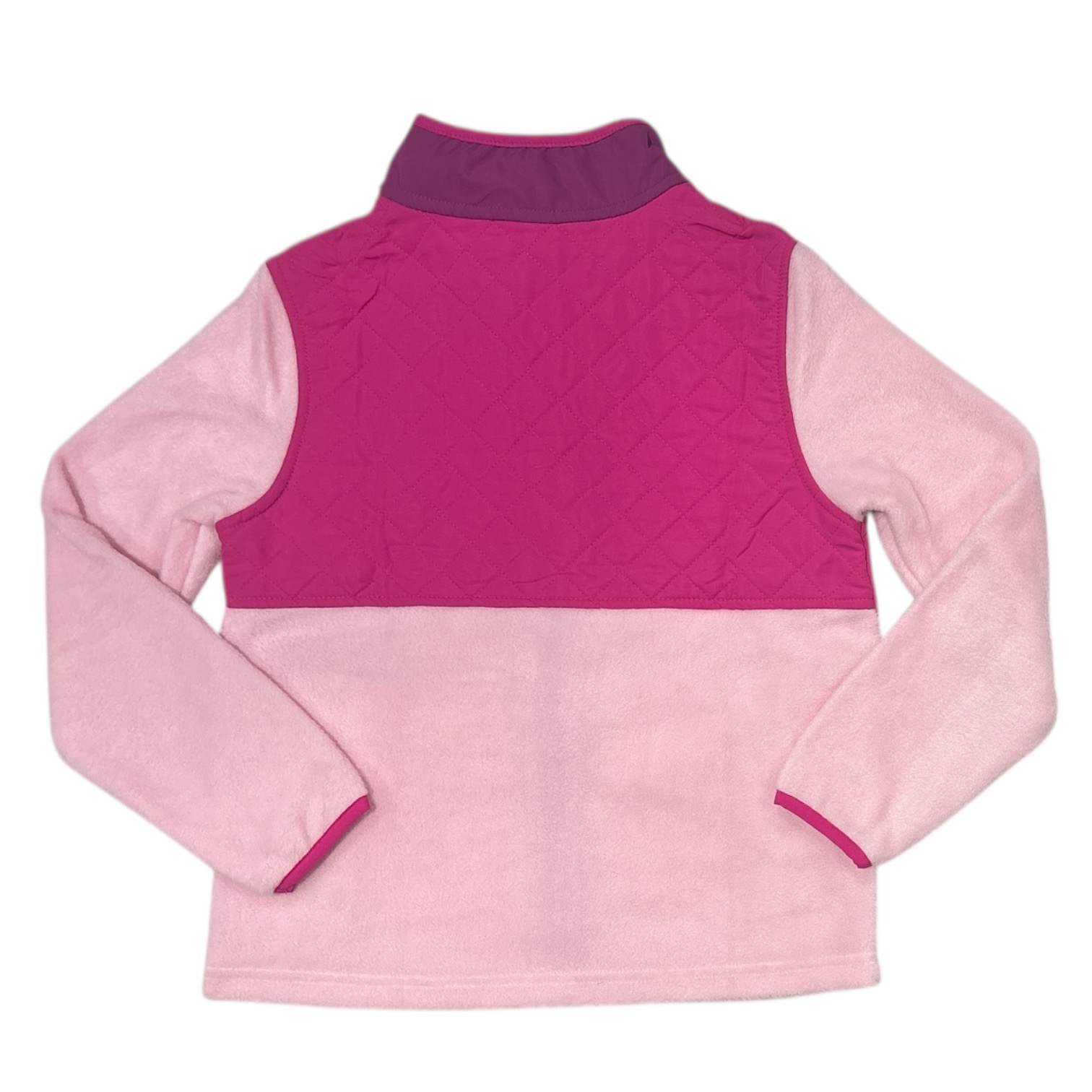 Eddie Bauer Girl's Regular Fit Polar Fleece Full Zip Mock Neck Jacket