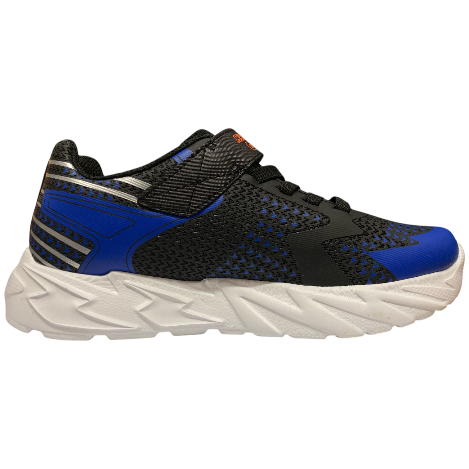Skechers Boys Flex-Glow Bolt Light-Up Stretch Laced Sneaker