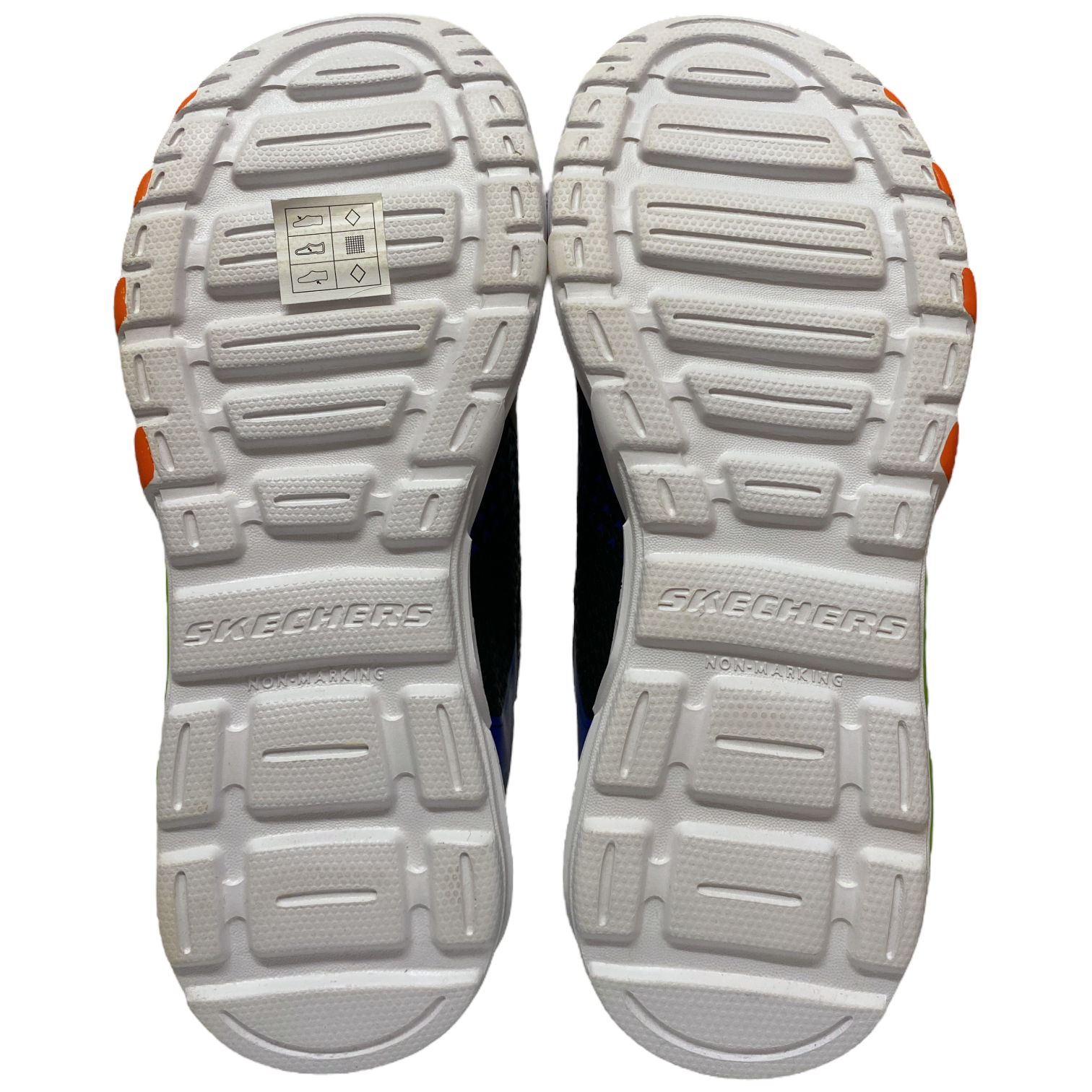 Skechers Boys Flex-Glow Bolt Light-Up Stretch Laced Sneaker