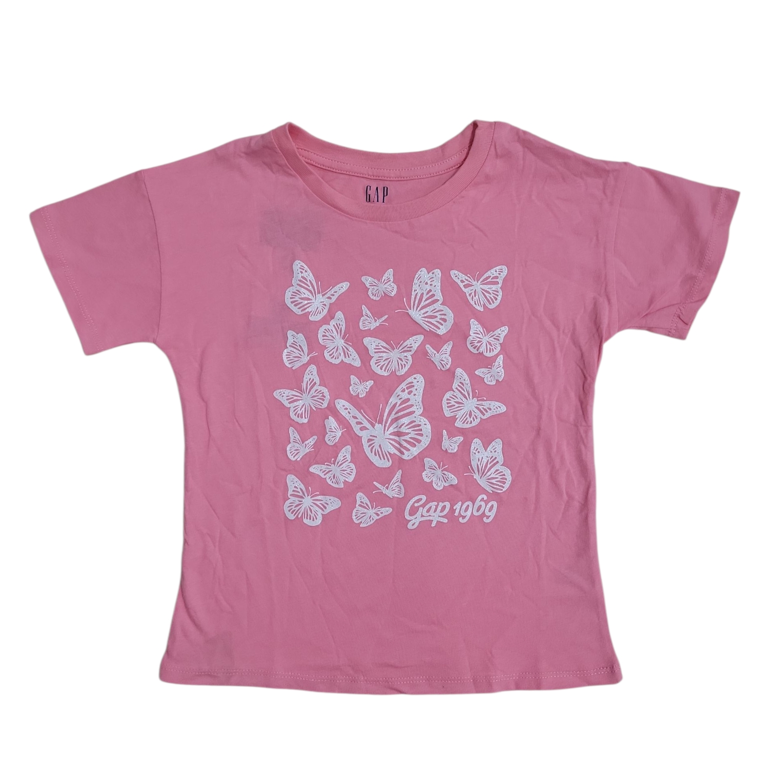 Gap Kids Girls Colorful Lightweight Short Sleeve Graphic Print Tee - Picture 5 of 6