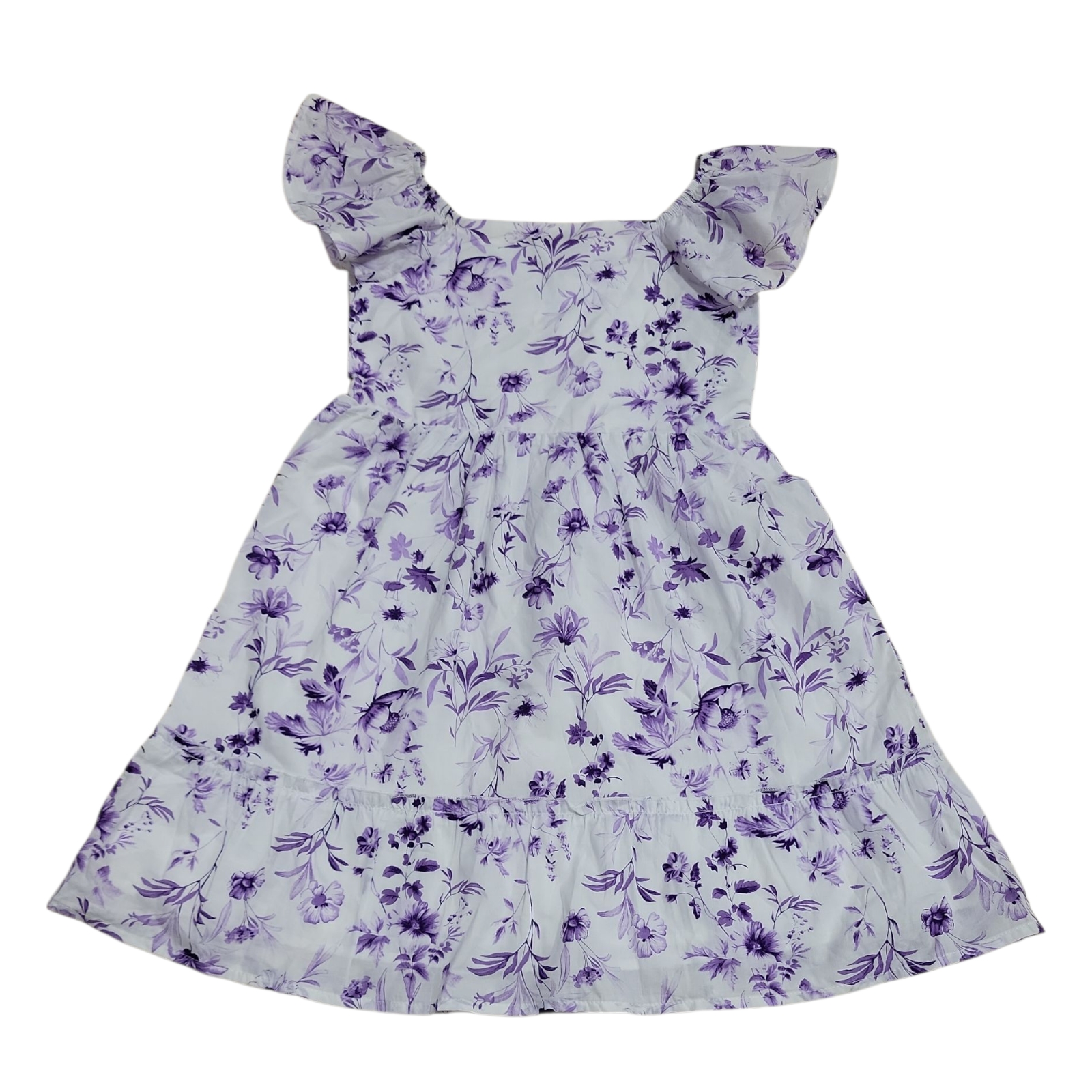 Gap Kids Girl's Colorful Soft Relaxed Fit Lightweight Cotton Sundress - Picture 8 of 8
