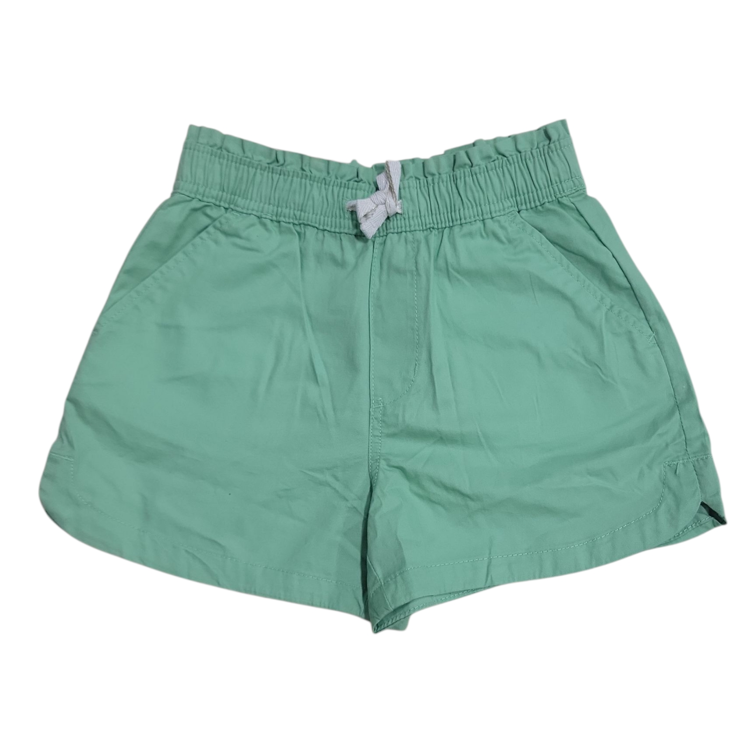 Gap Kids Girl's Pull-On Cotton Short, Drawstring Paper Bag Waist, Dolphin Hem - Picture 2 of 7