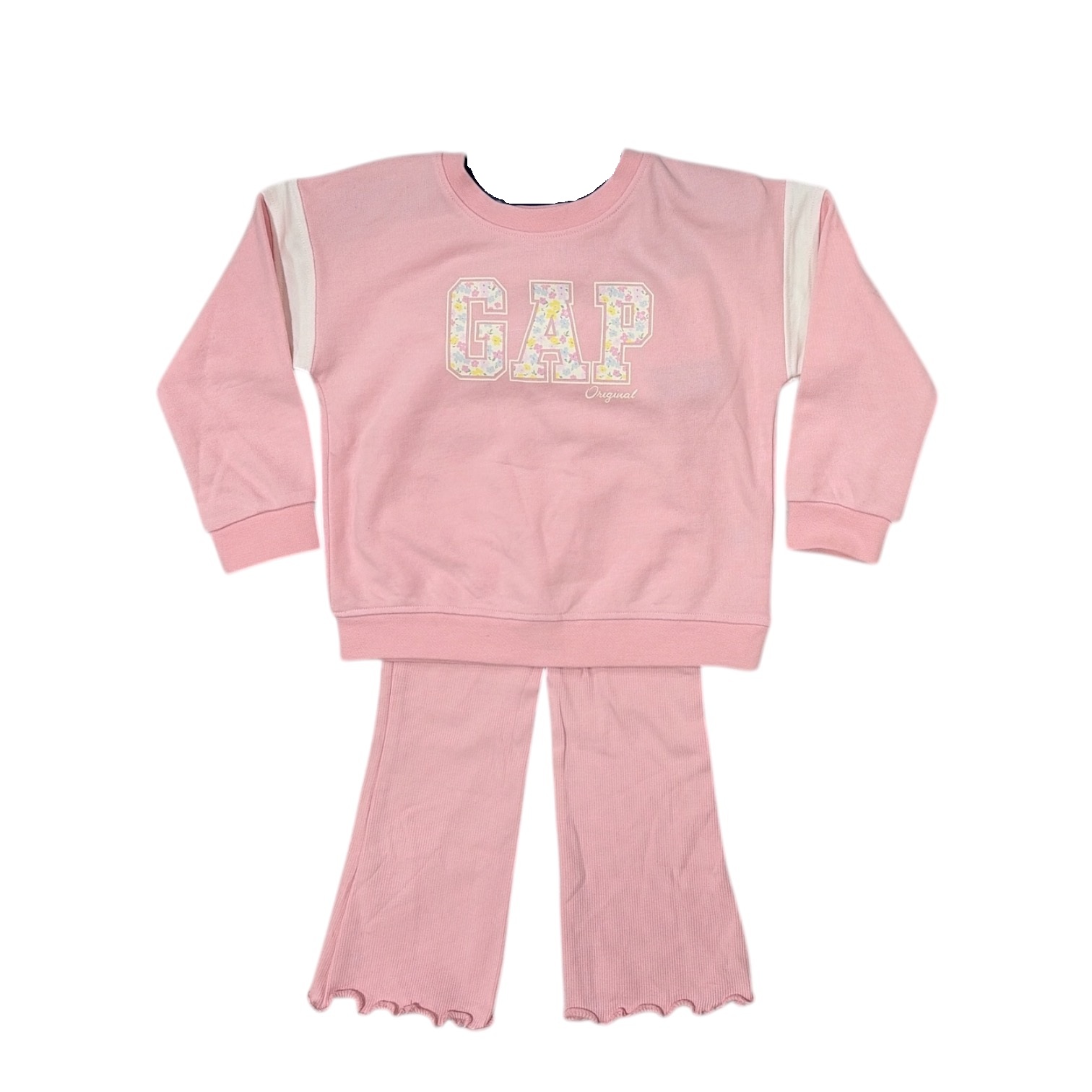 GAP Toddler Girls 2-Piece Logo French Terry Pullover & Ribbed Legging