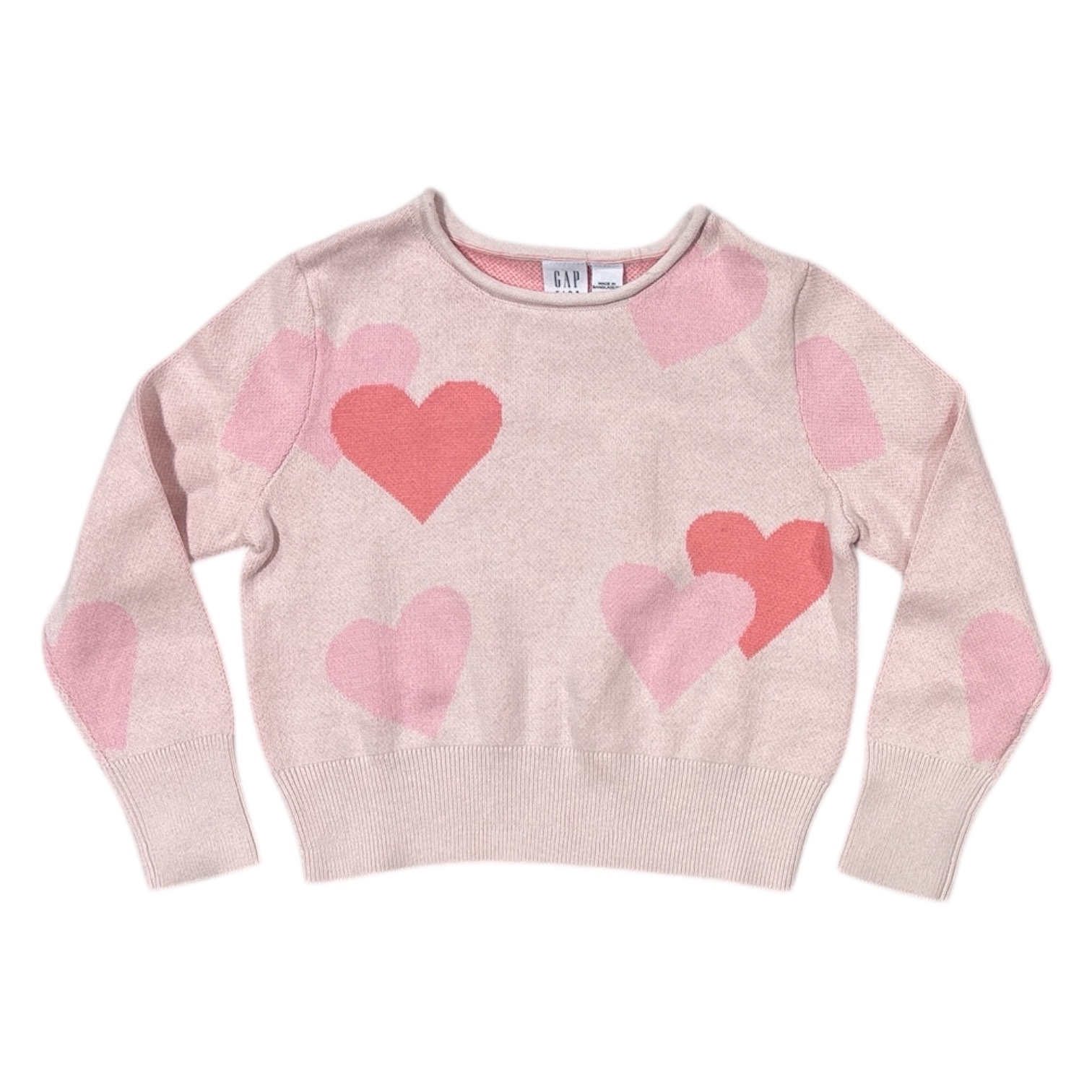 Gap Girl’s Relaxed Fit 100% Cotton Long Sleeve Spring Sweater