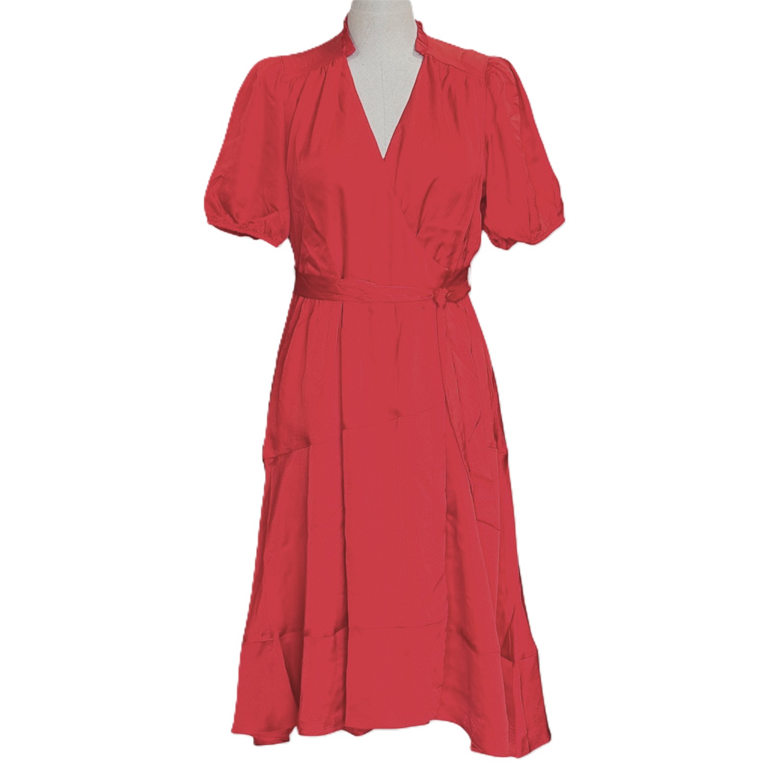 Draper James Women’s Lightweight Short Sleeve Wrap Midi Dress