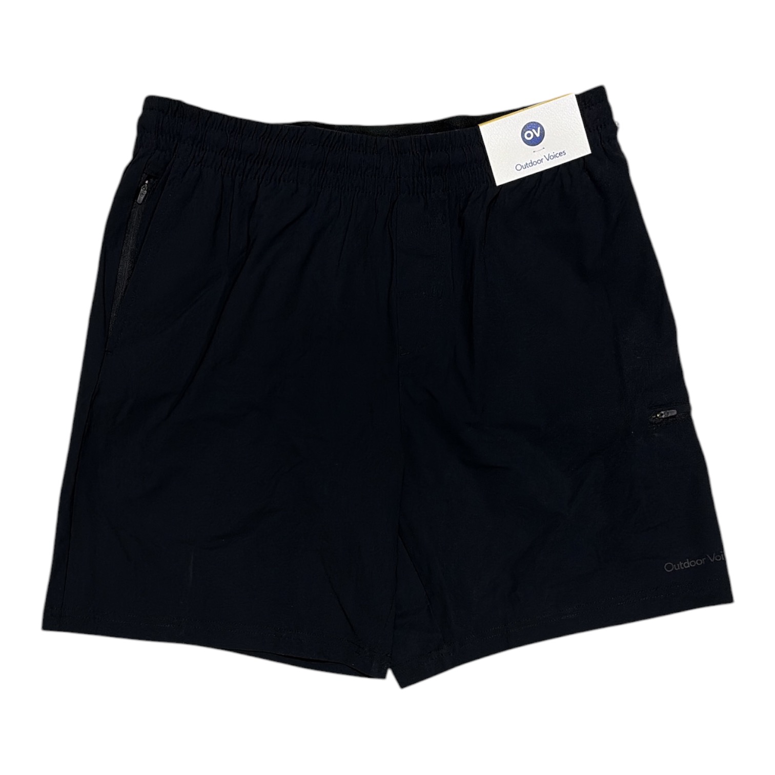 Outdoor Voices Men’s Classic Fit Moisture Wicking 3 Pocket HiFlex Shorts