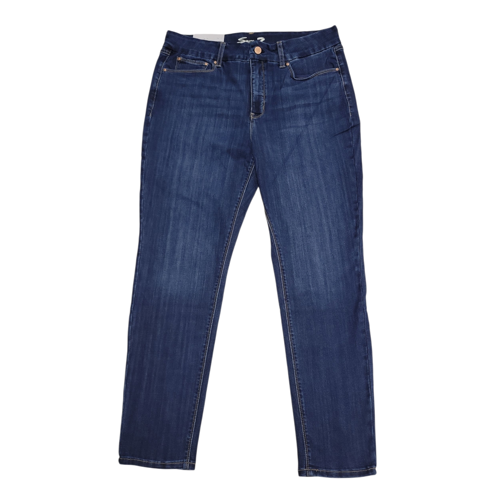 Seven7 Women's Tummyless High Rise Comfortable Stretch Skinny Jean