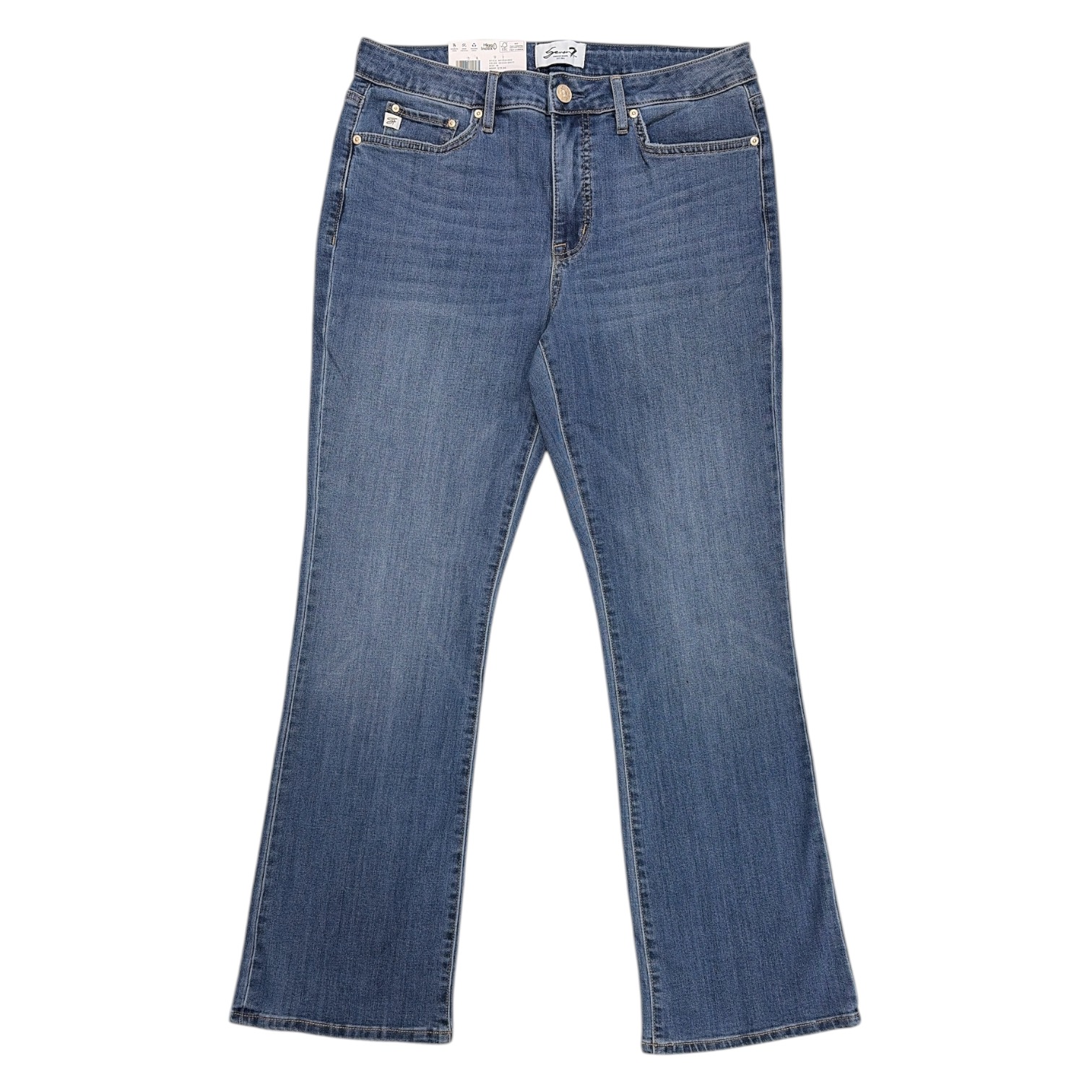 Seven7 Women's High Rise Regular Fit Bootcut Stretch Denim J