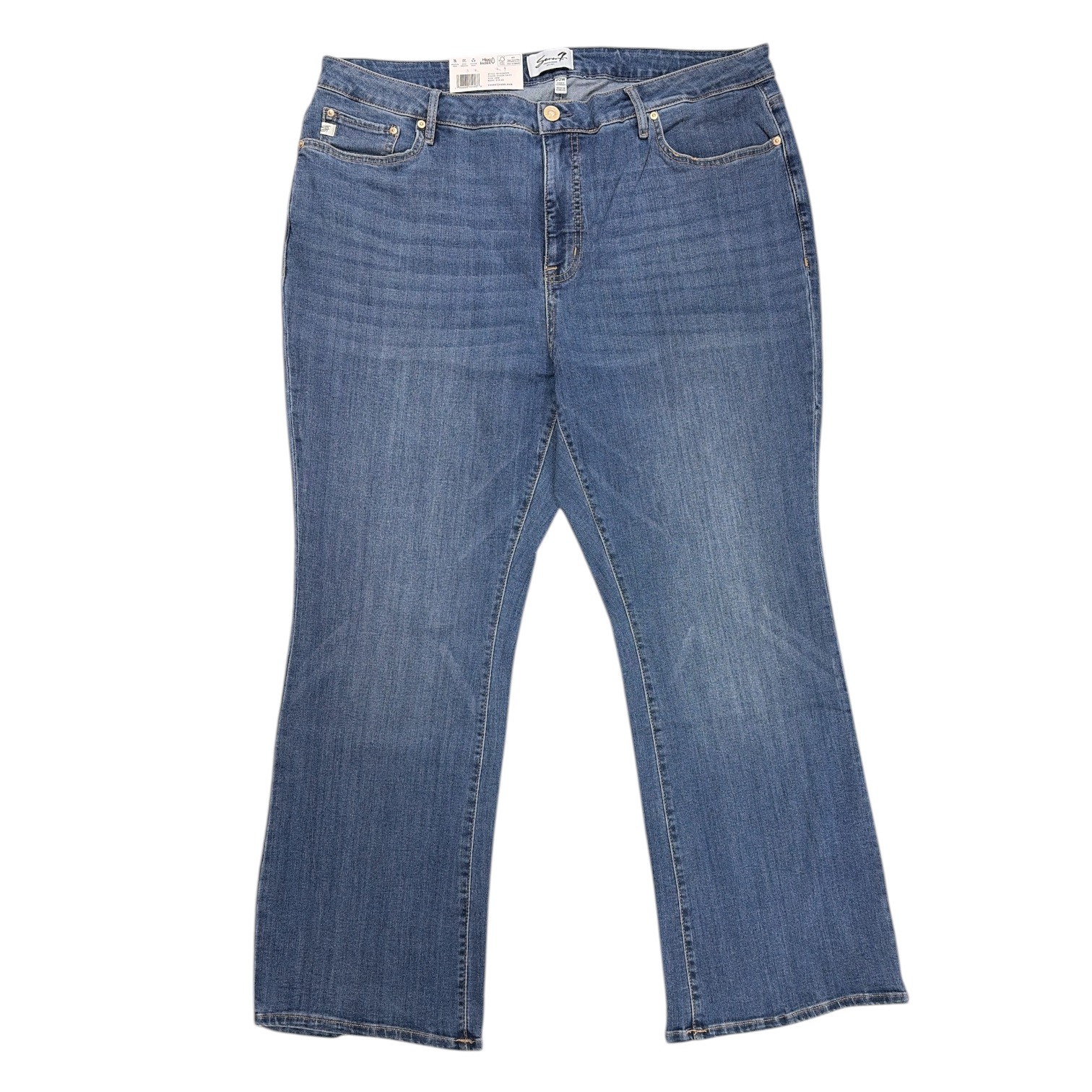 Seven7 Women's High Rise Regular Fit Bootcut Stretch Denim J