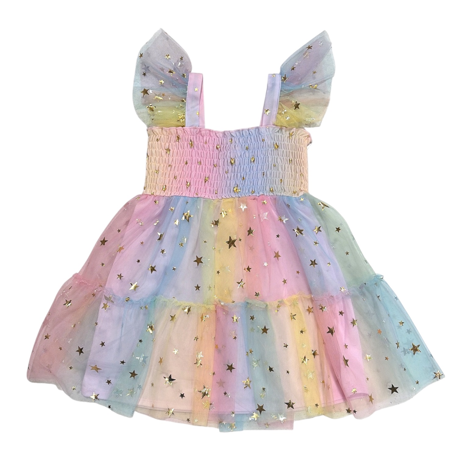 Zunie Girls Lightweight Regular Fit Knee Length Tulle Dress