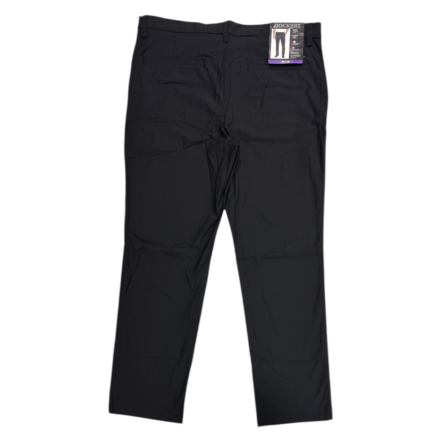 Dockers Men's Slim Fit 32x30 Khaki Comfort Performance Stretch