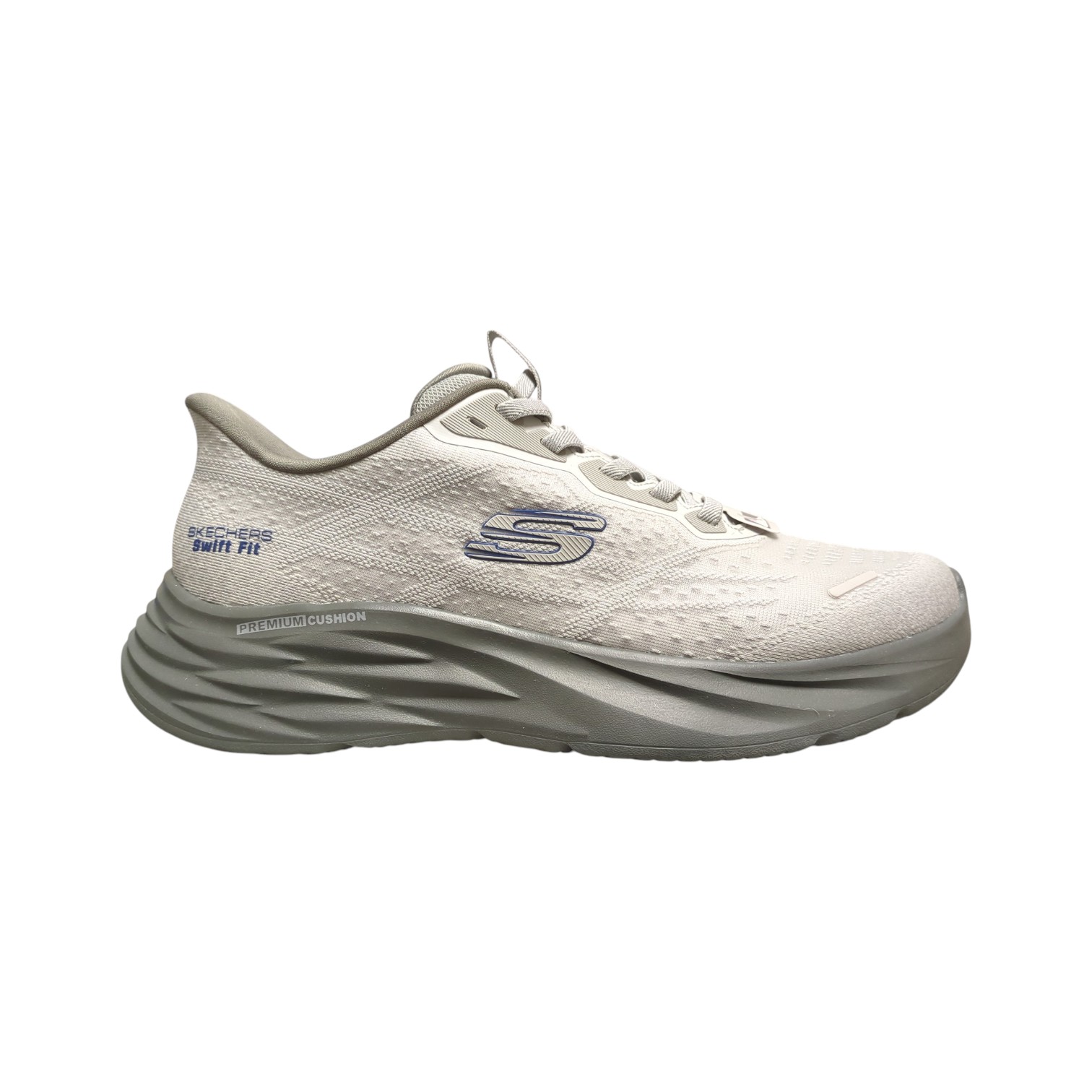 Skechers Swift Fit Shoes Mens Size 9.5 Gray Hands Free Memory Foam SN 255036S Skechers Hands Free Swift Fit Men main image 2