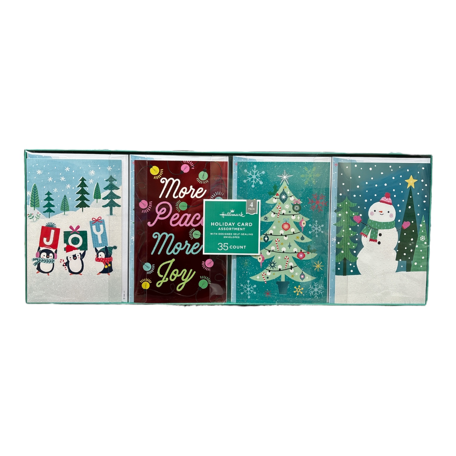 Hallmark Holiday Card Assortment w/ Designed Self-Sealing Envelopes, 4 Designs - Picture 8 of 13