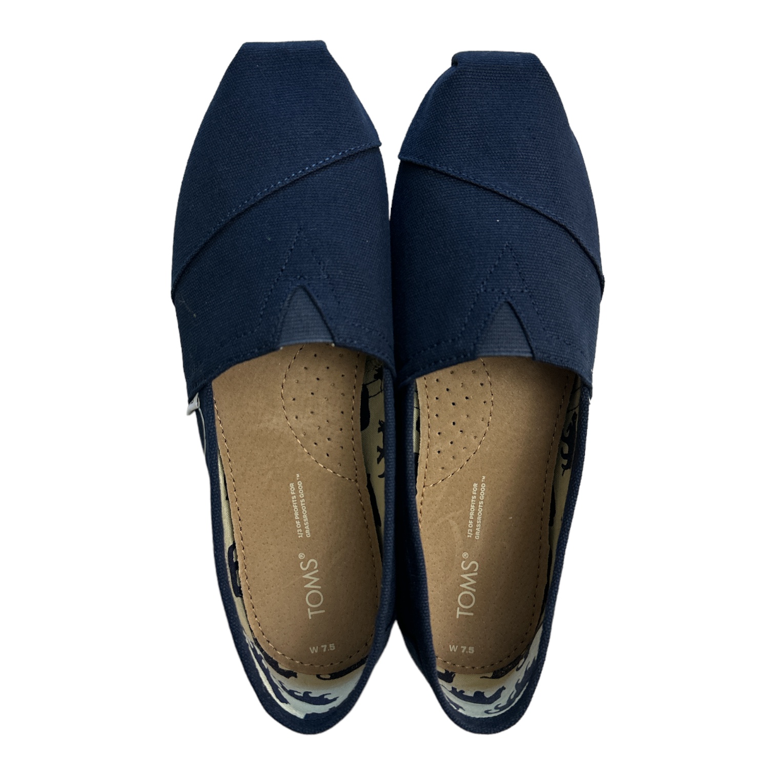 TOMS Women's Slip On Classic Alpargata Casual Cotton Canvas Flats - Picture 25 of 31