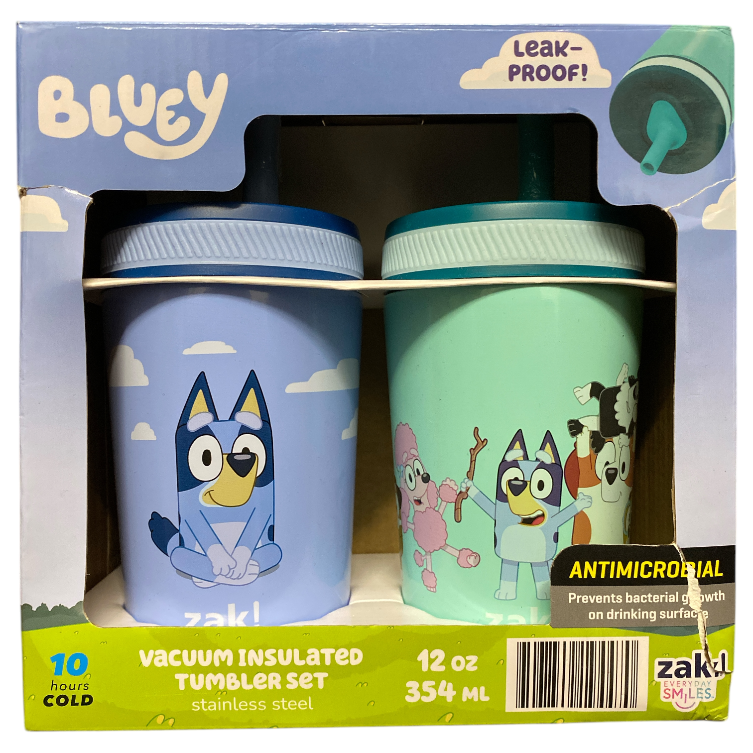 Zak Disney Princess Vacuum Insulated Tumbler Set - 12 oz - Leak