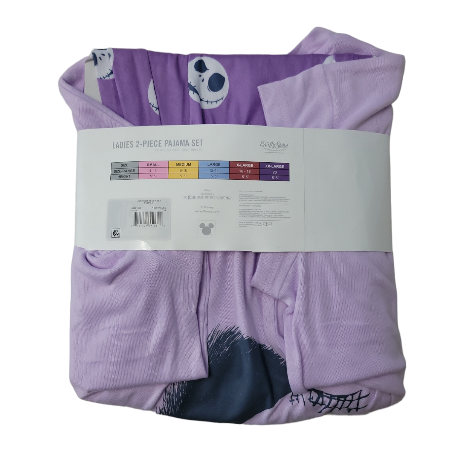 Lizenziertes Damen Kurzarm Oberteil mit Hose Kordelzug bequem Pyjama Set - Bild 11 von 12