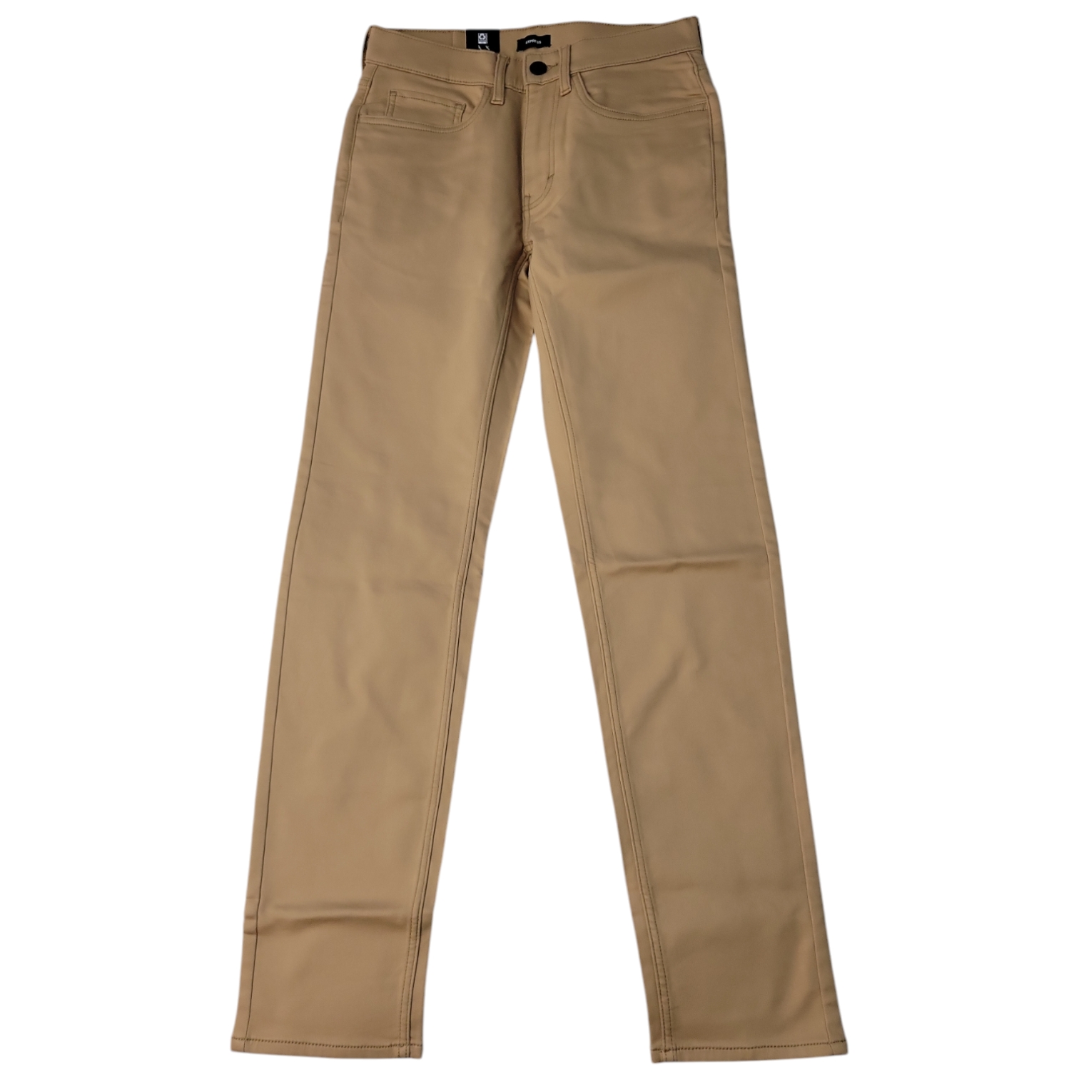 Express Men's Slim Fit Soft Cotton Zip/Button Closure 5 Pocket Pant - Picture 5 of 8