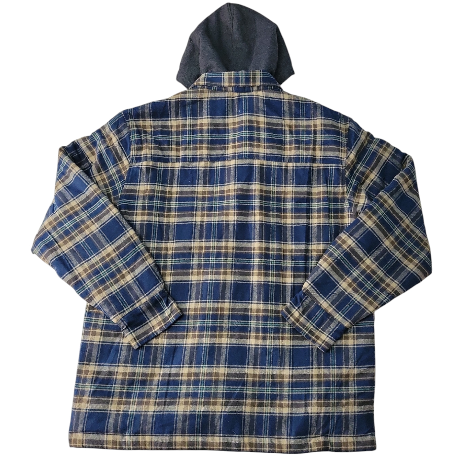 Eddie Bauer Men's Pockets Full-Zip Fleece Hooded Shacket - Picture 7 of 10