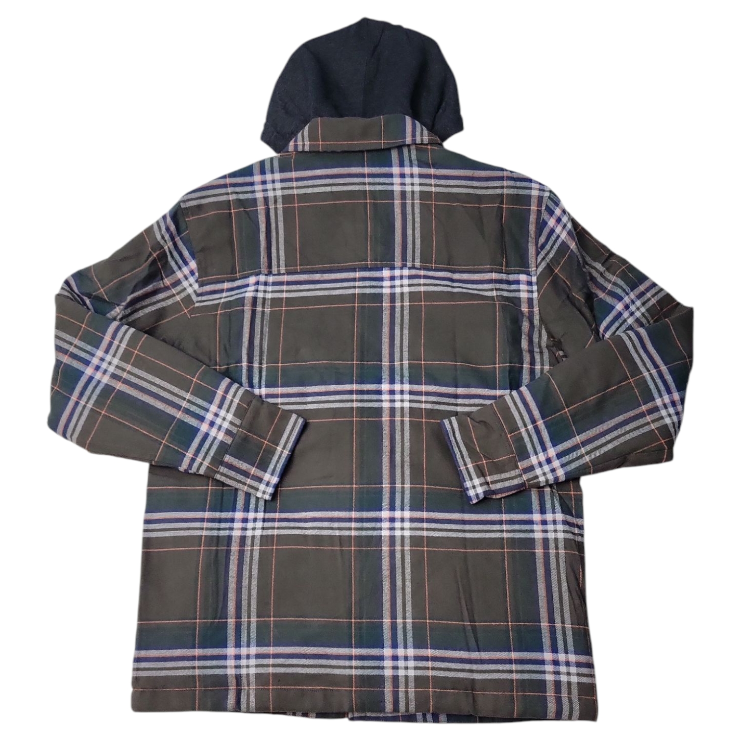 Eddie Bauer Men's Pockets Full-Zip Fleece Hooded Shacket - Picture 10 of 10