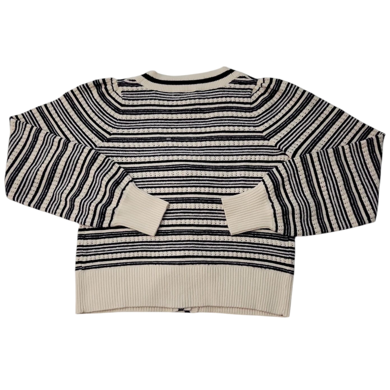 Express Women's Relaxed Fit Soft Cozy Stylish Bow Cardigan - Picture 5 of 10