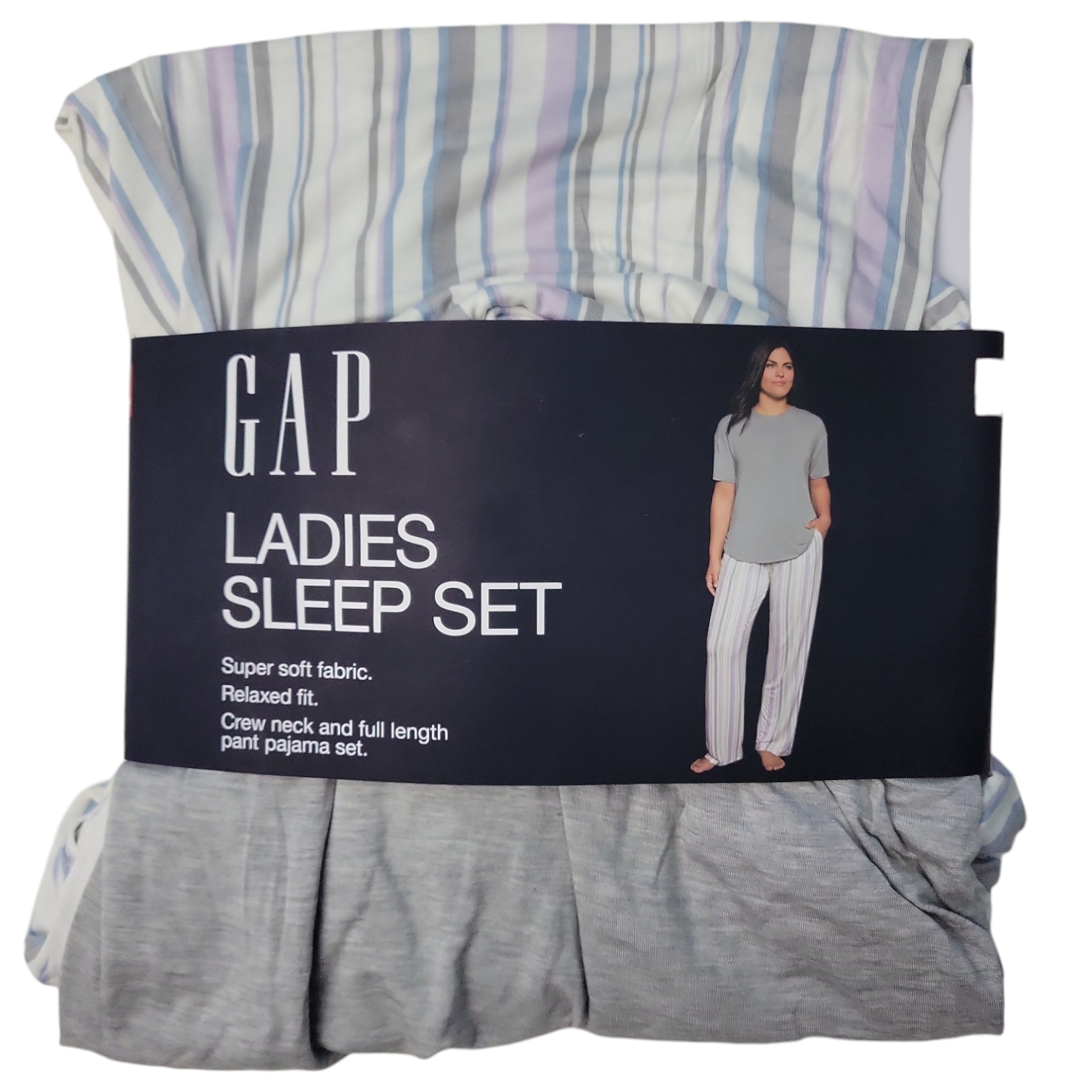 Gap Women's 2-Piece Soft Jersey Short Sleeve Pajama Set - Picture 5 of 11