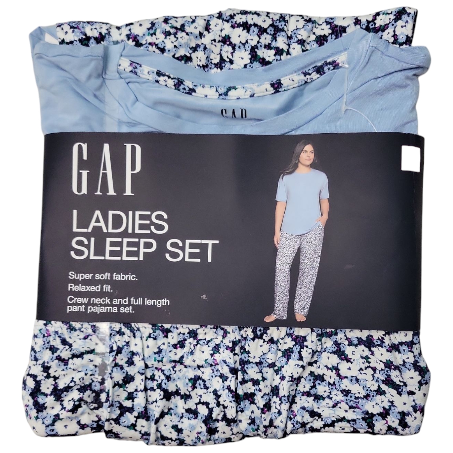 Gap Women's 2-Piece Soft Jersey Short Sleeve Pajama Set - Picture 7 of 11
