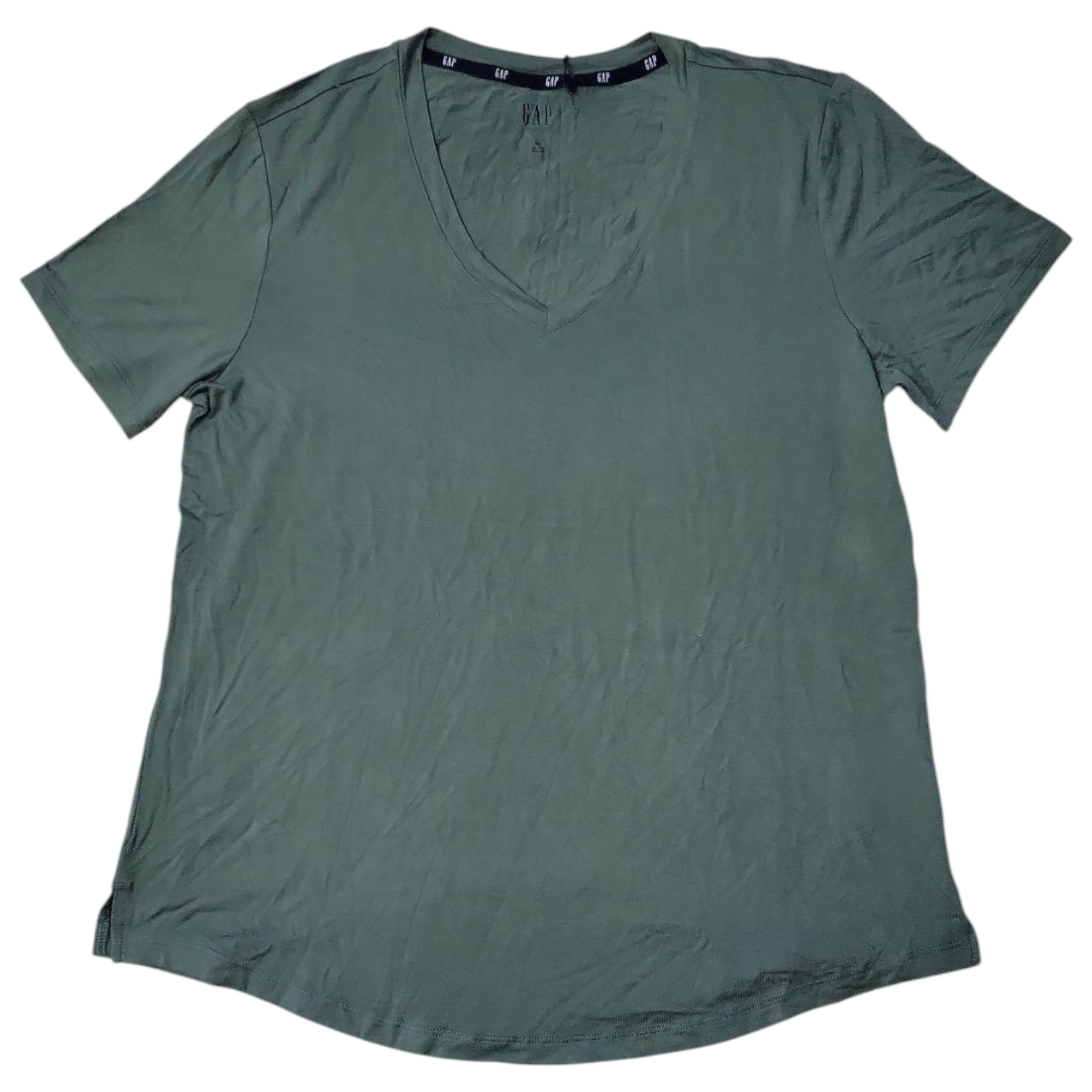 Gap Women’s Soft Jersey Relaxed Short Sleeve V-Neck Top