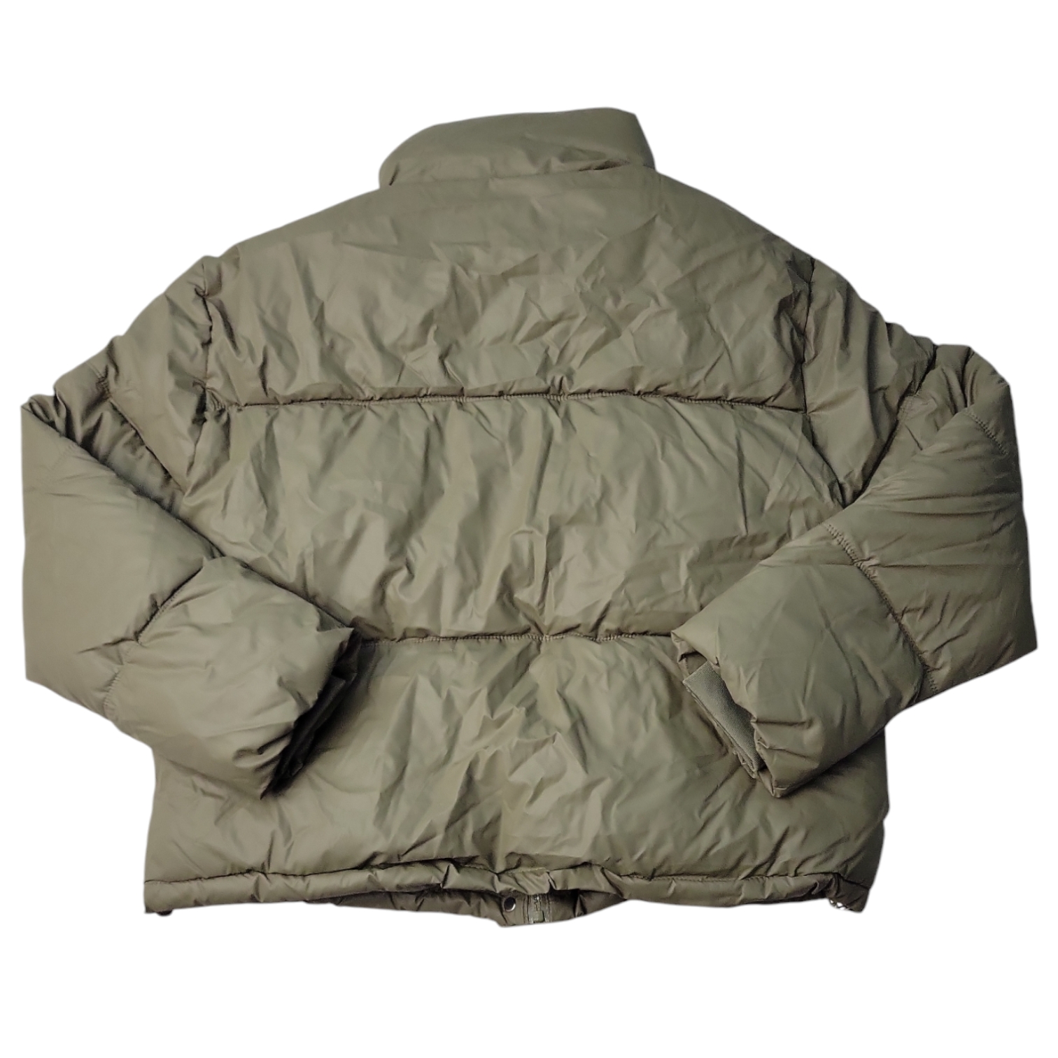 Express Women's Snap Buttons Cropped Puffer Jacket - Picture 8 of 10